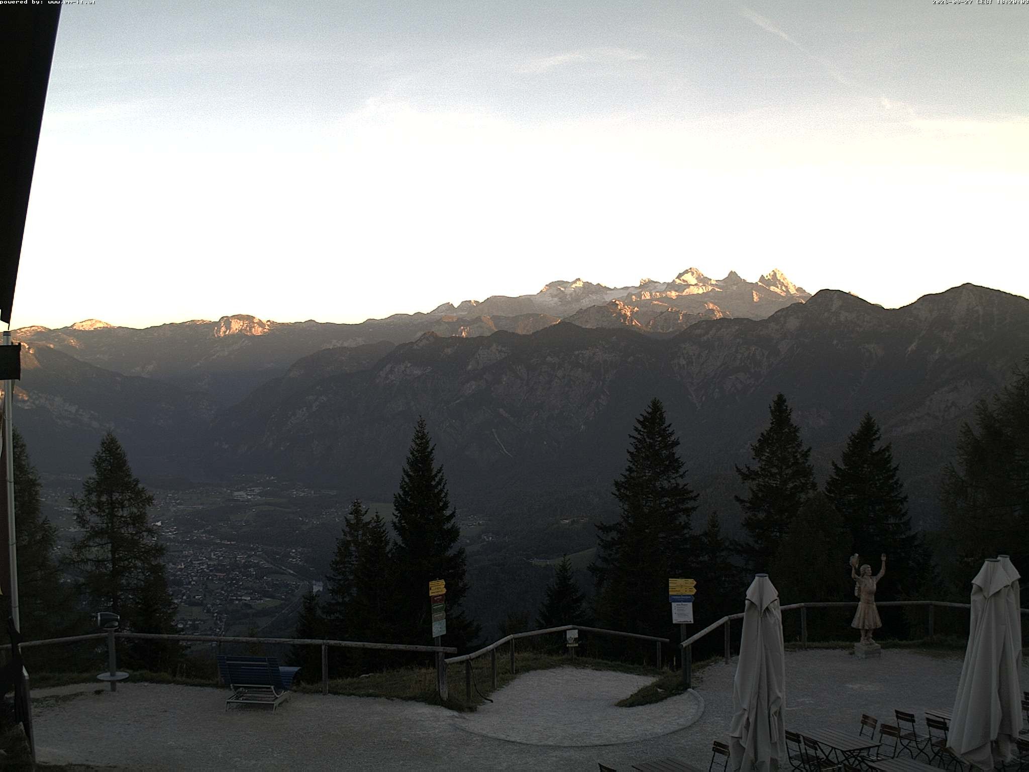 Archiv Foto Webcam Bergstation Katrin (Bad Ischl/Oberösterreich)