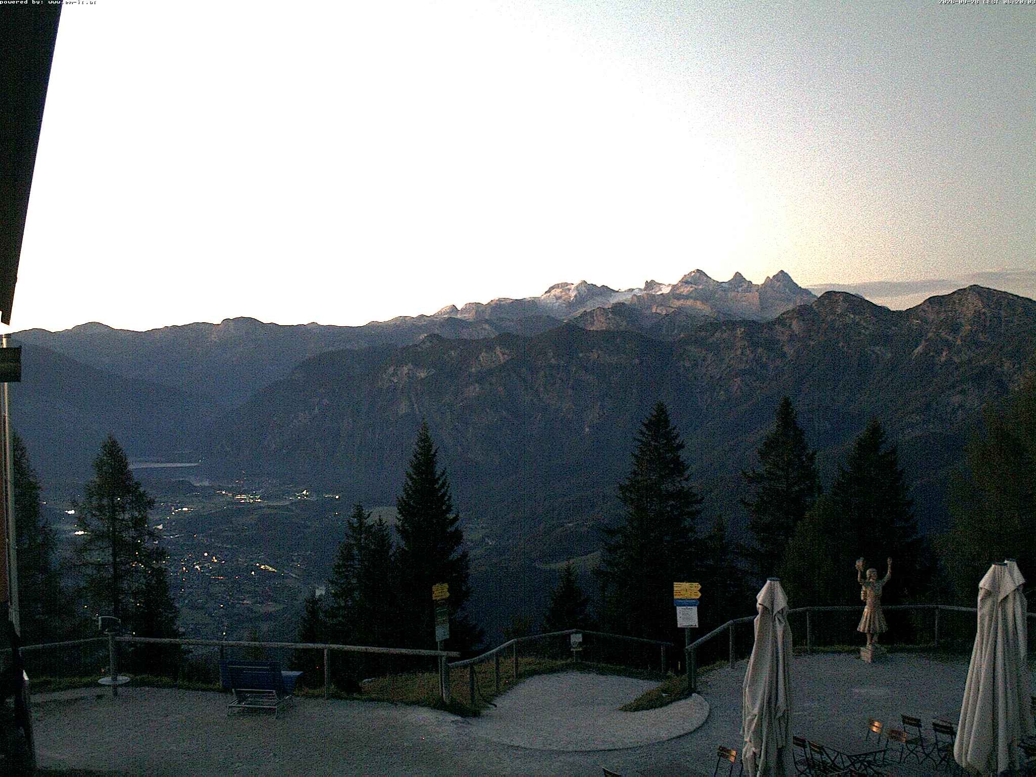 Archived image Webcam Top station Katrin (Bad Ischl/Upper Austria)