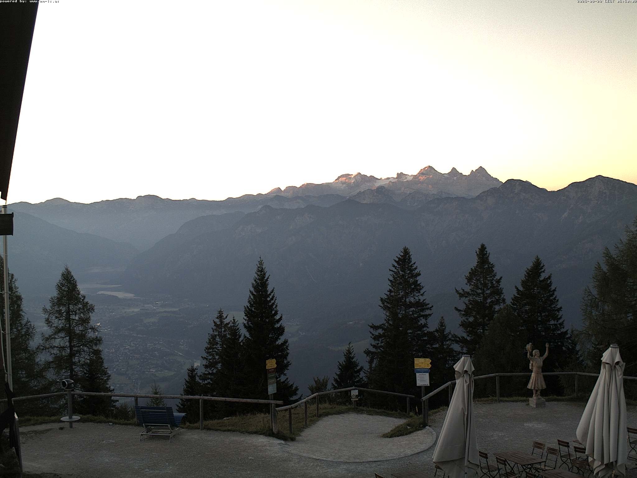 Archiv Foto Webcam Bergstation Katrin (Bad Ischl/Oberösterreich)