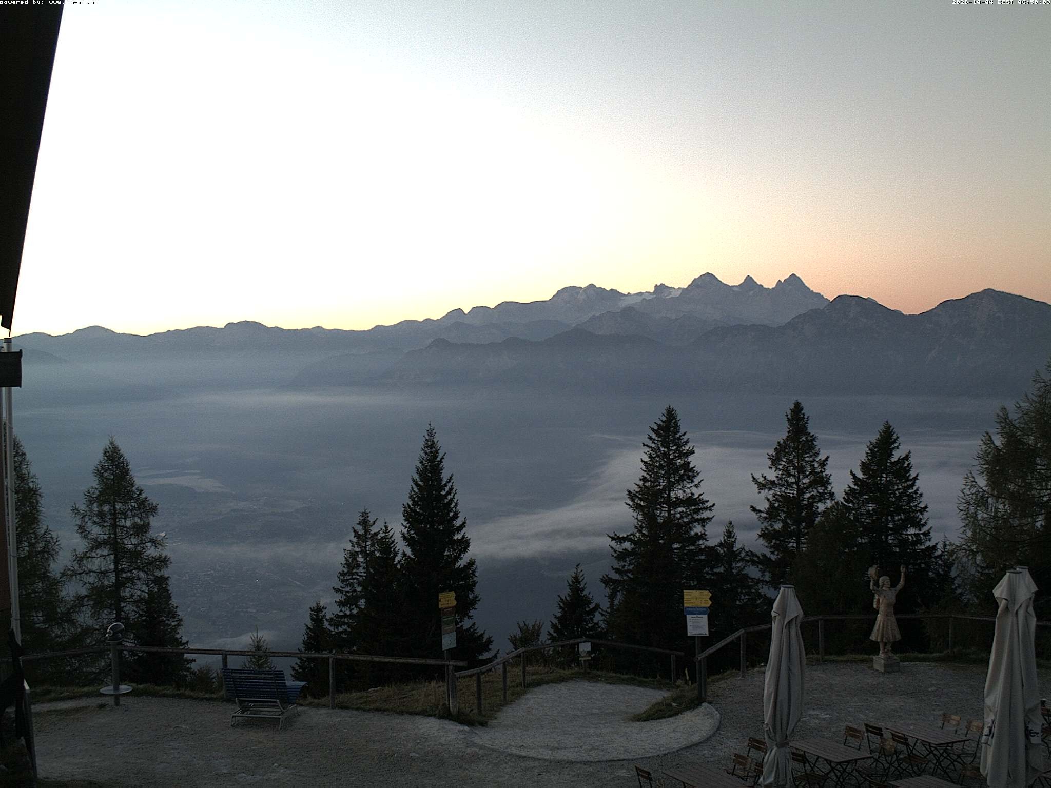 Archiv Foto Webcam Bergstation Katrin (Bad Ischl/Oberösterreich)