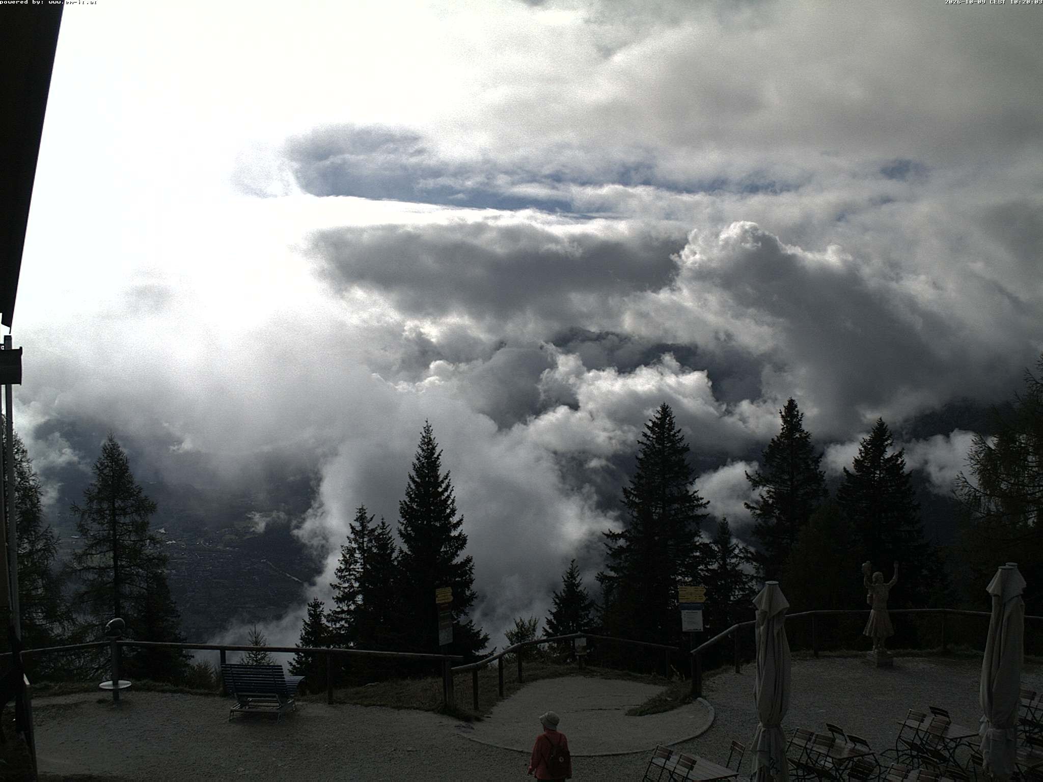 Archiv Foto Webcam Bergstation Katrin (Bad Ischl/Oberösterreich)