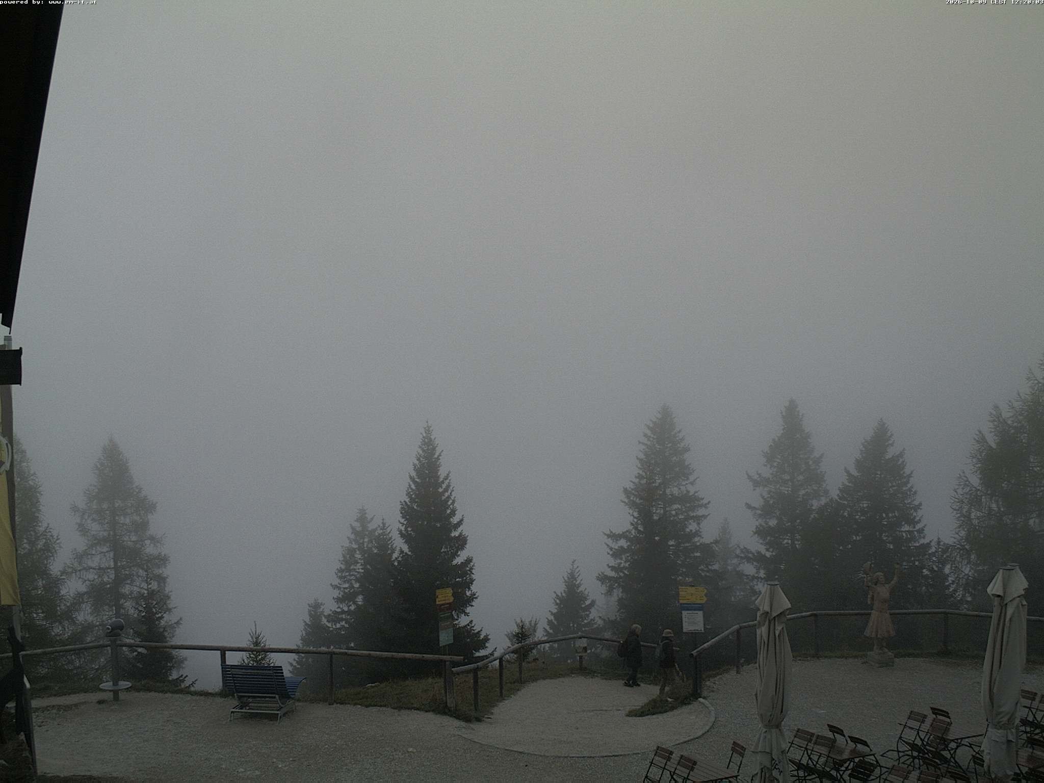 Archiv Foto Webcam Bergstation Katrin (Bad Ischl/Oberösterreich)