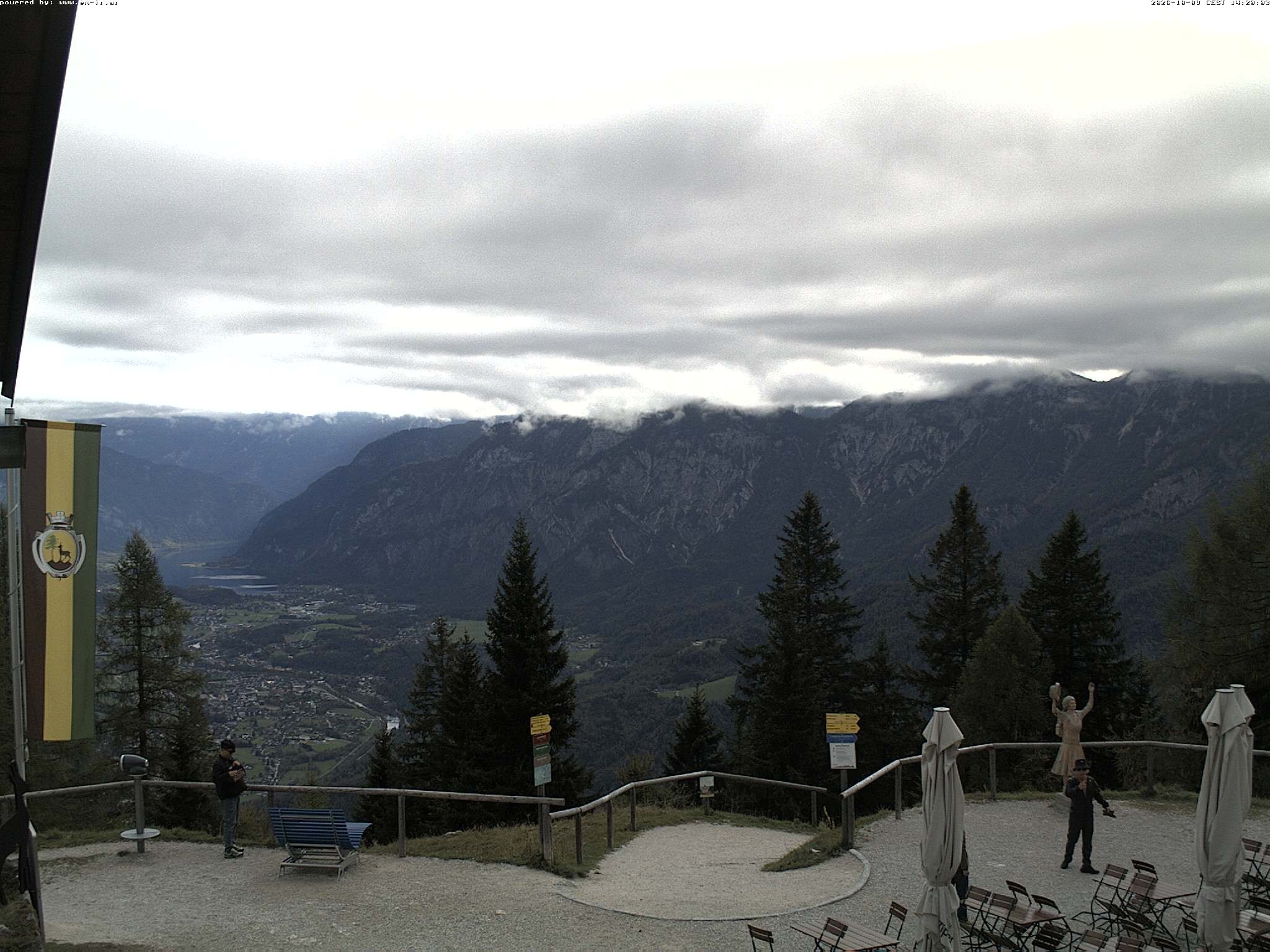 Archiv Foto Webcam Bergstation Katrin (Bad Ischl/Oberösterreich)