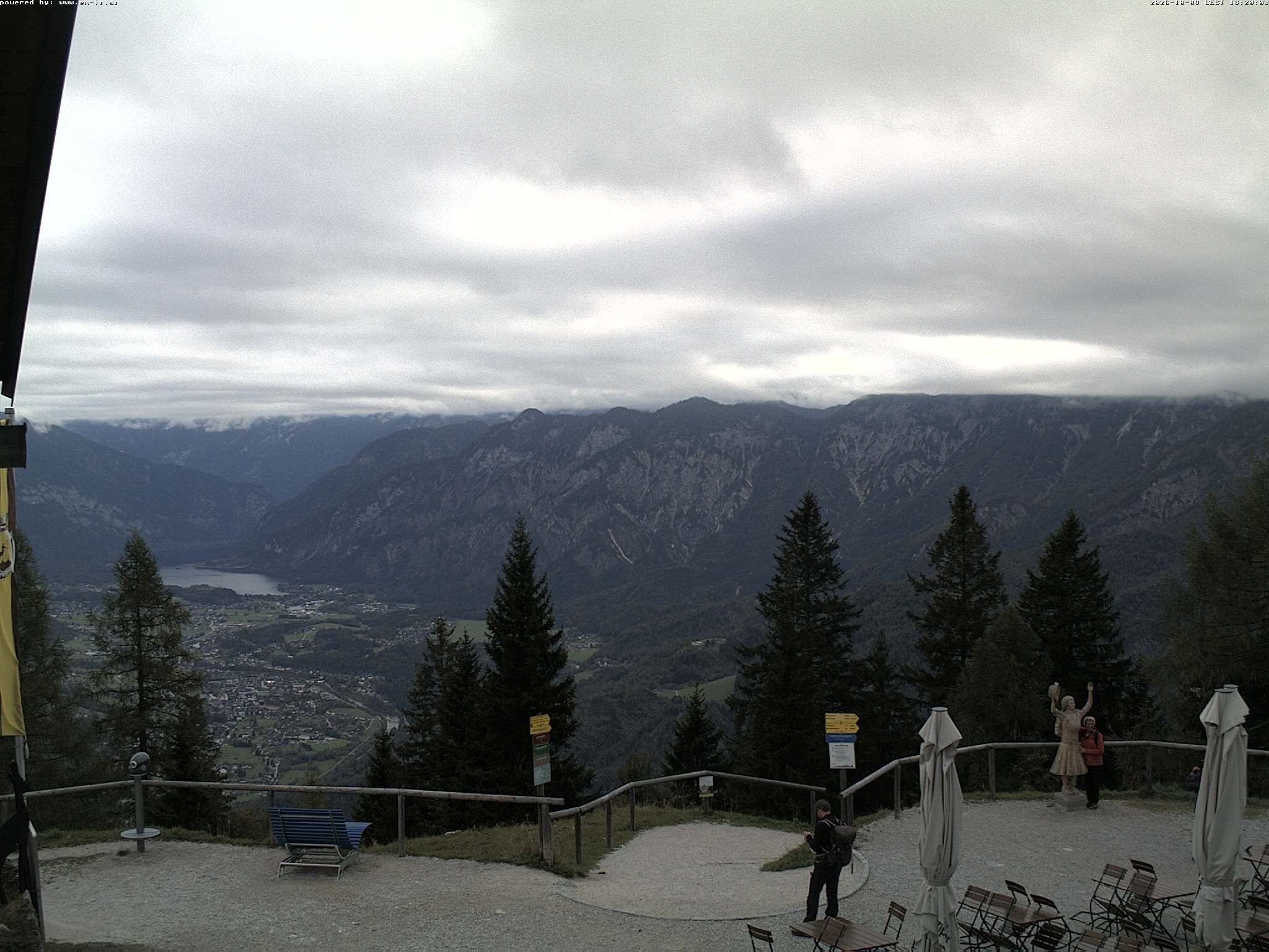 Archiv Foto Webcam Bergstation Katrin (Bad Ischl/Oberösterreich)