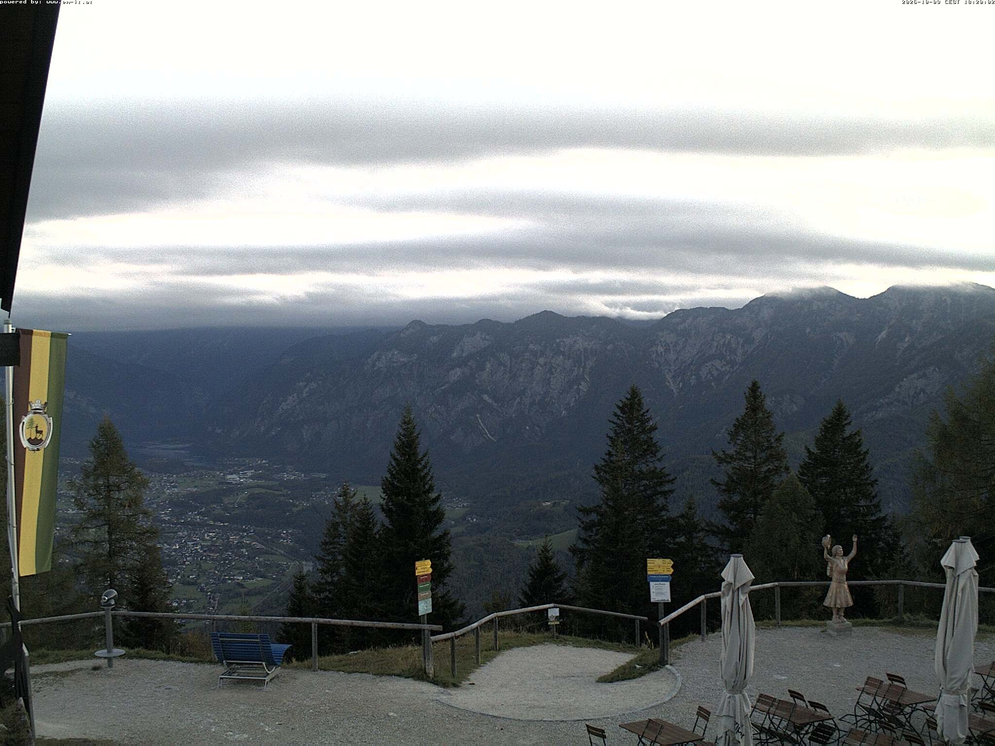 Archiv Foto Webcam Bergstation Katrin (Bad Ischl/Oberösterreich)