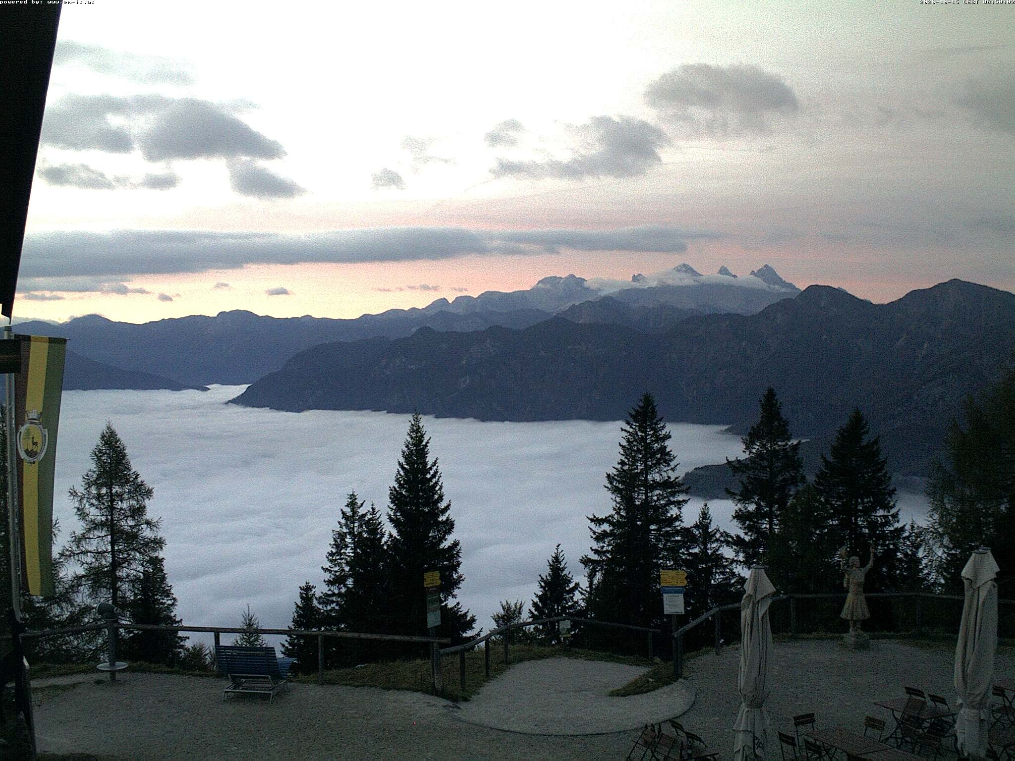 Archiv Foto Webcam Bergstation Katrin (Bad Ischl/Oberösterreich)