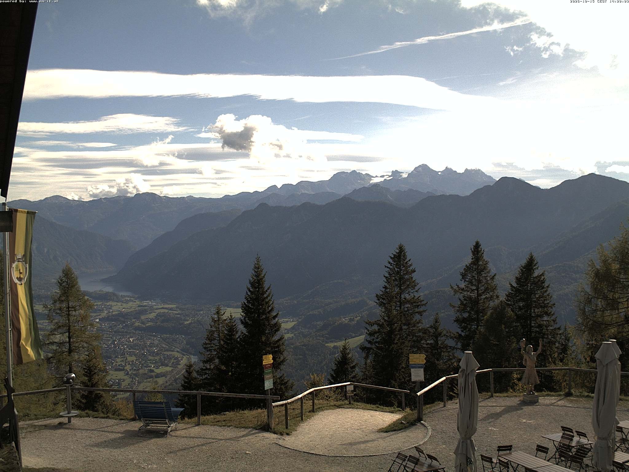 Archiv Foto Webcam Bergstation Katrin (Bad Ischl/Oberösterreich)
