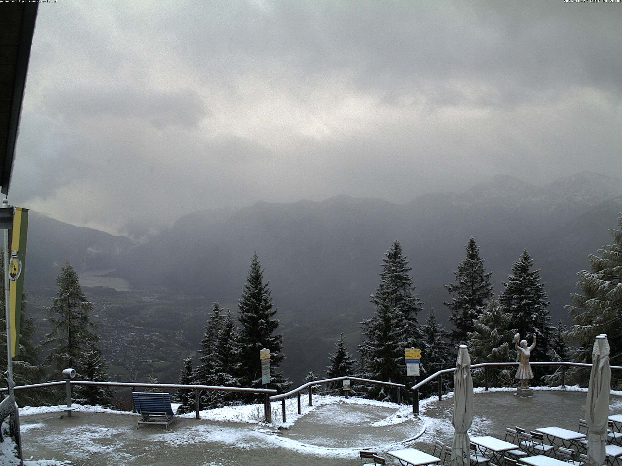 Archived image Webcam Top station Katrin (Bad Ischl/Upper Austria)