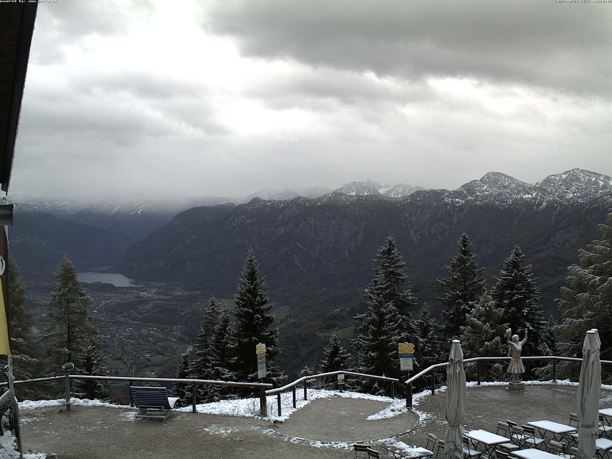Archived image Webcam Top station Katrin (Bad Ischl/Upper Austria)