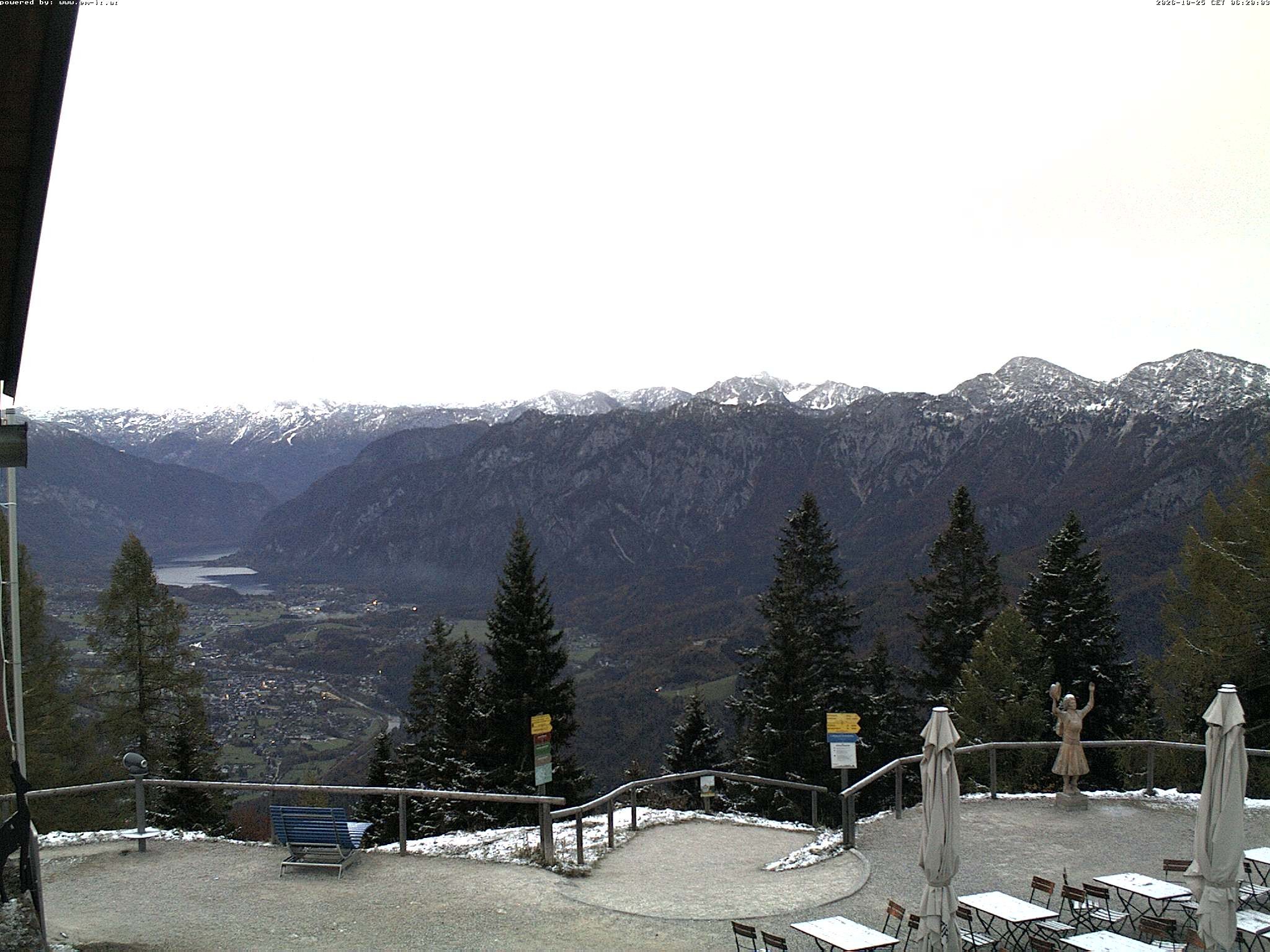Archiv Foto Webcam Bergstation Katrin (Bad Ischl/Oberösterreich)
