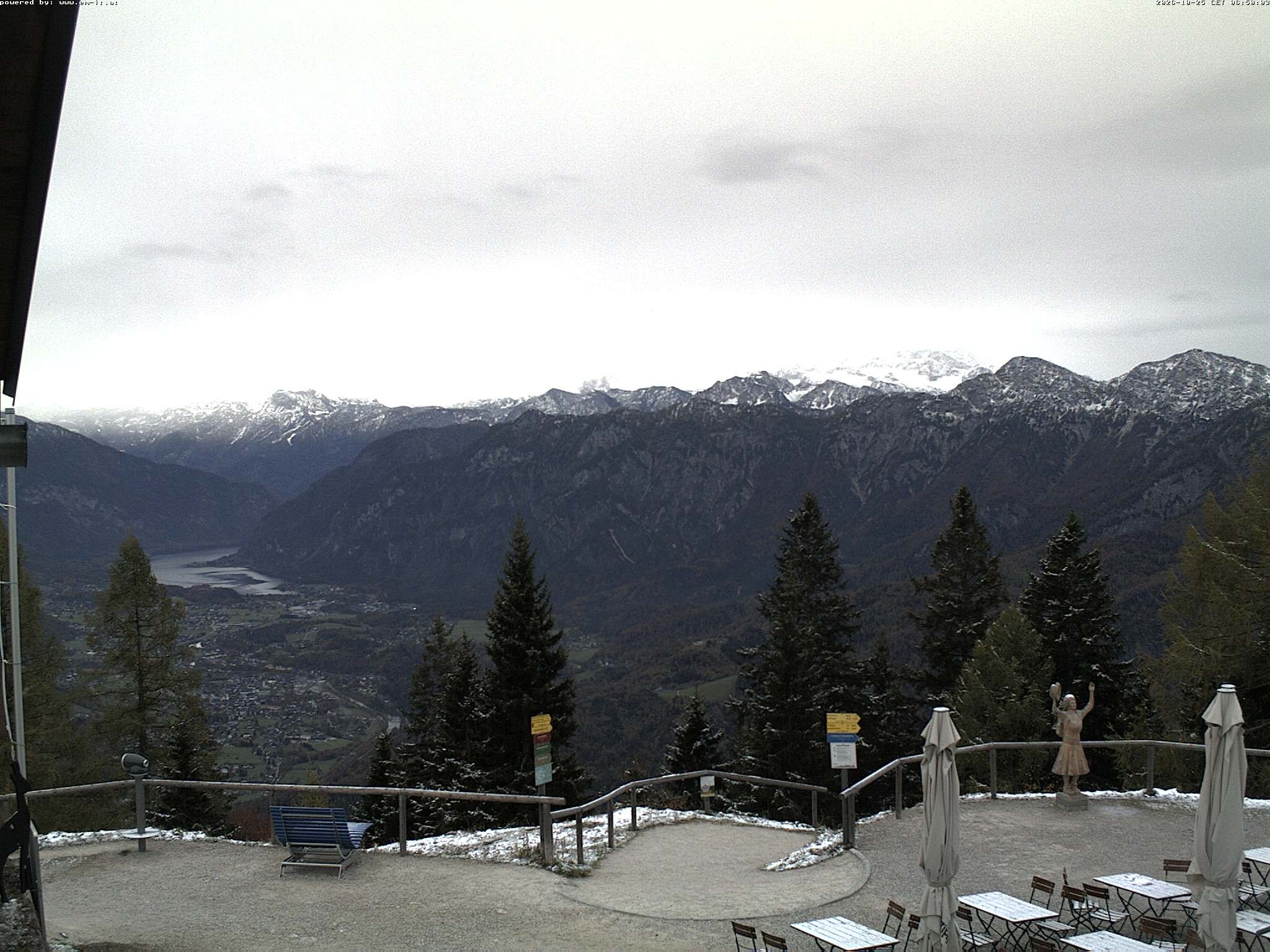 Archiv Foto Webcam Bergstation Katrin (Bad Ischl/Oberösterreich)