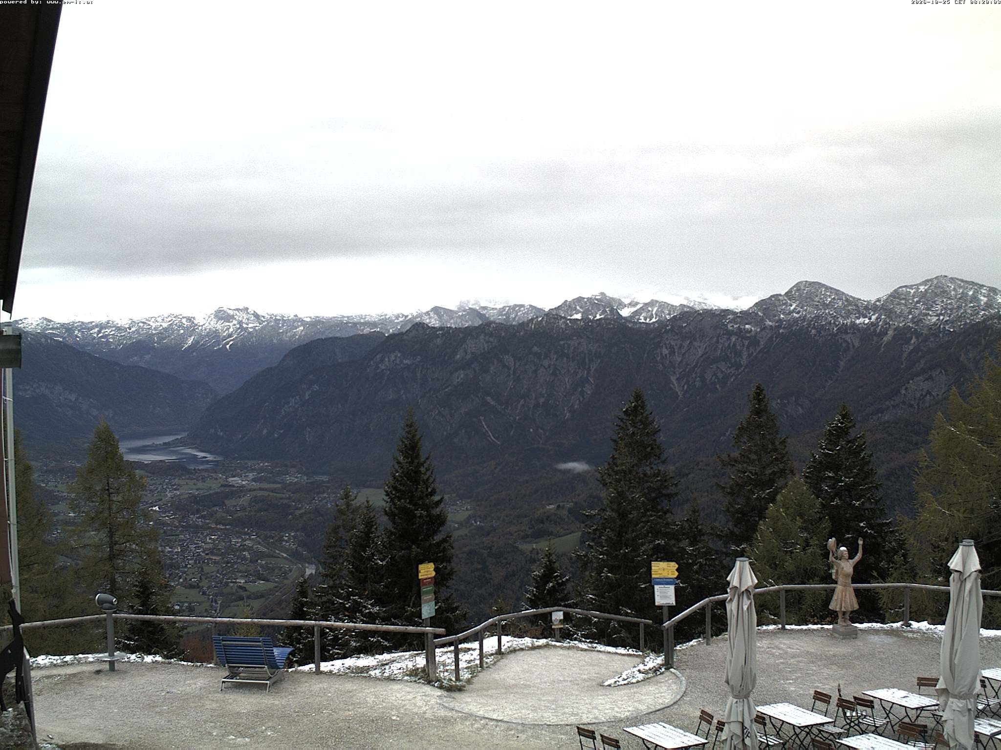 Archiv Foto Webcam Bergstation Katrin (Bad Ischl/Oberösterreich)