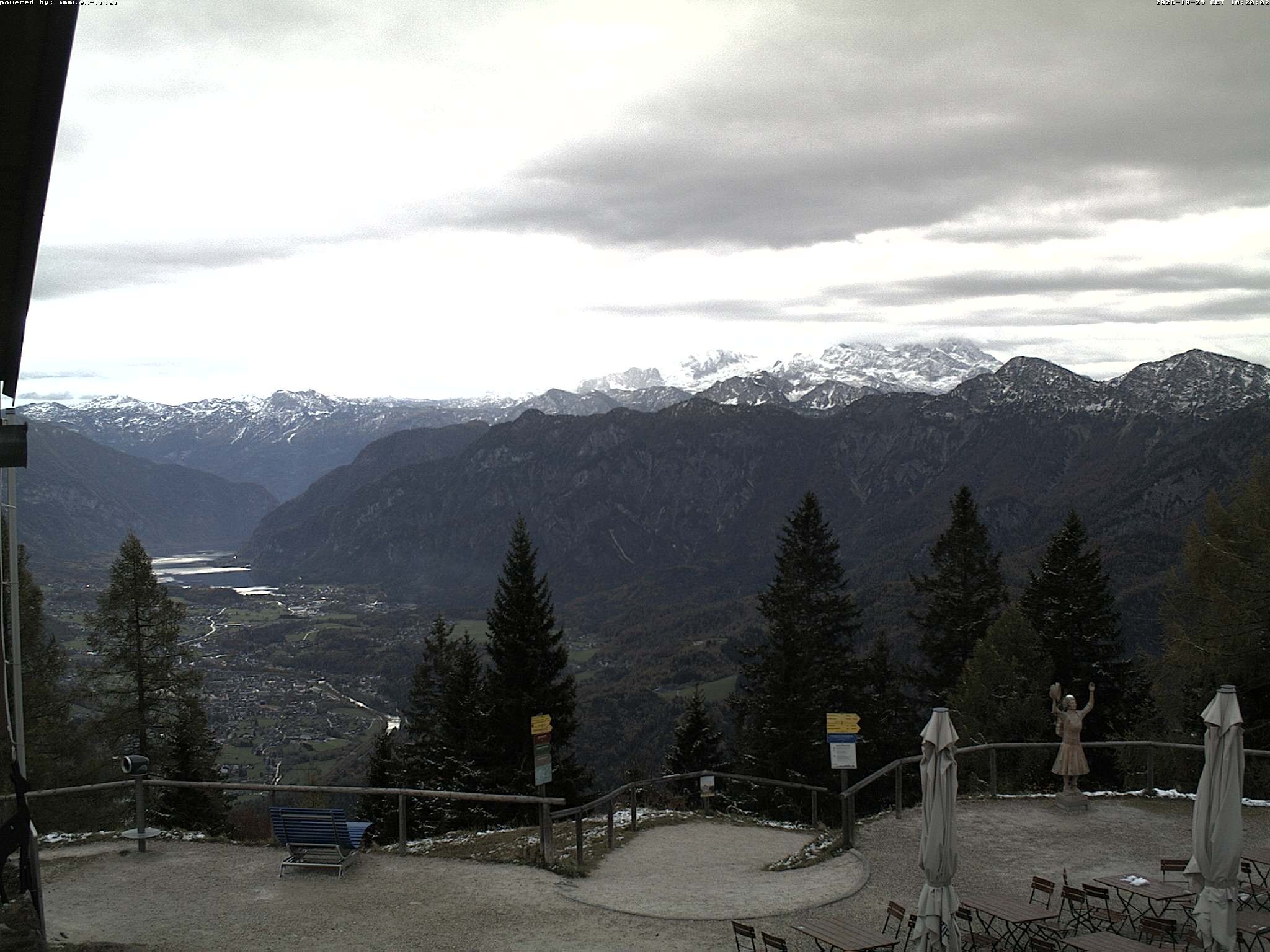 Archiv Foto Webcam Bergstation Katrin (Bad Ischl/Oberösterreich)