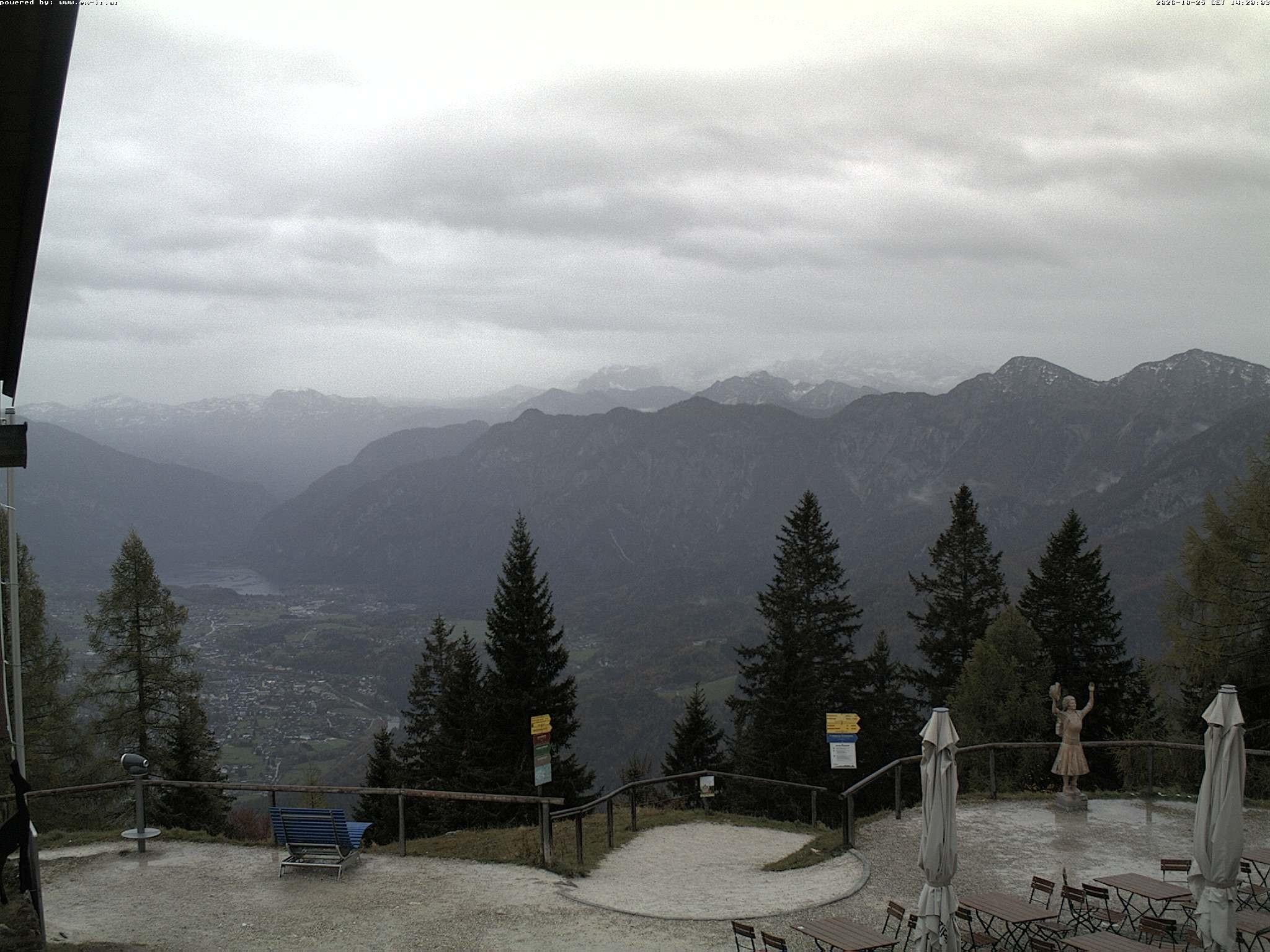 Archiv Foto Webcam Bergstation Katrin (Bad Ischl/Oberösterreich)