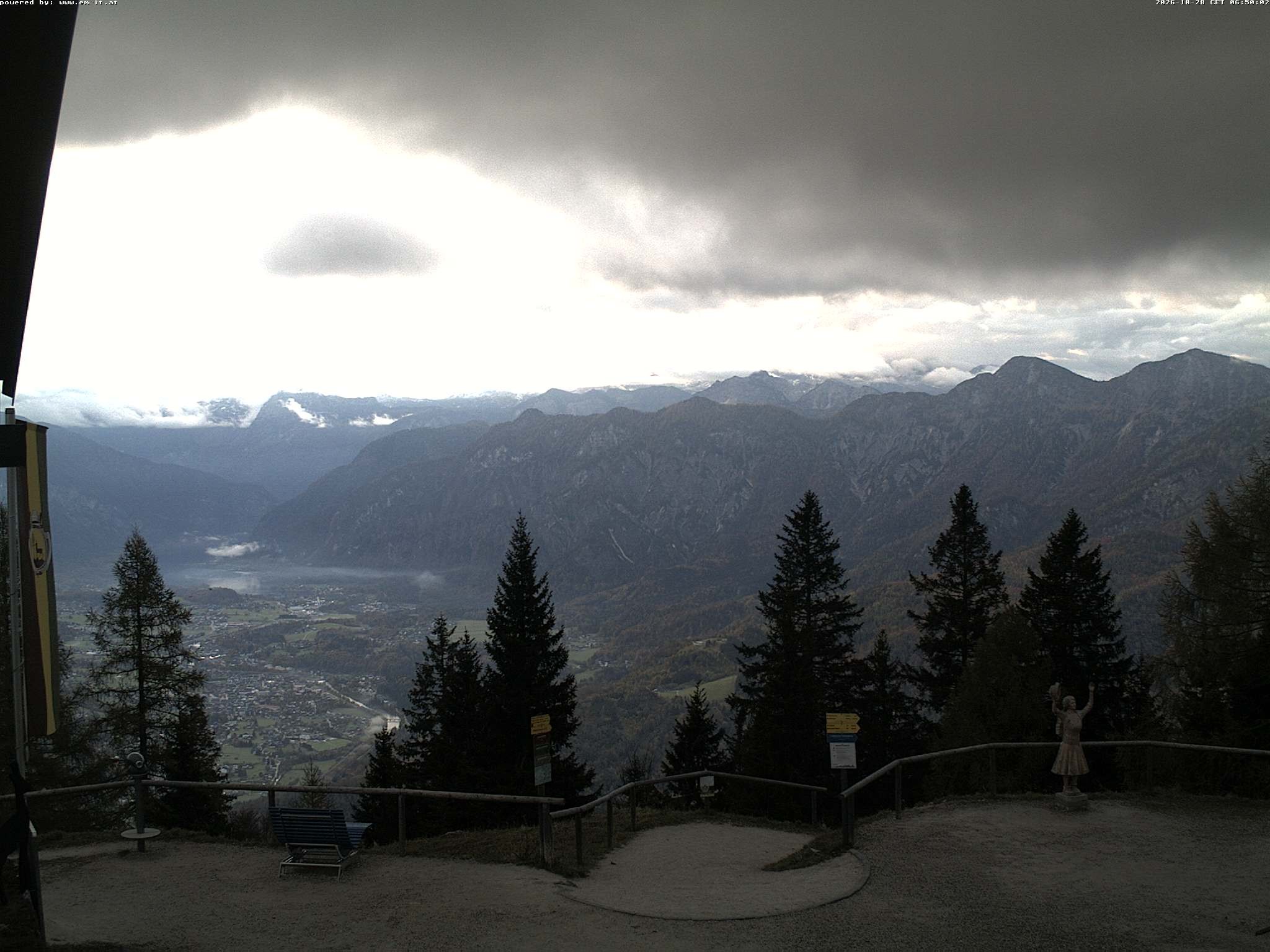 Archiv Foto Webcam Bergstation Katrin (Bad Ischl/Oberösterreich)