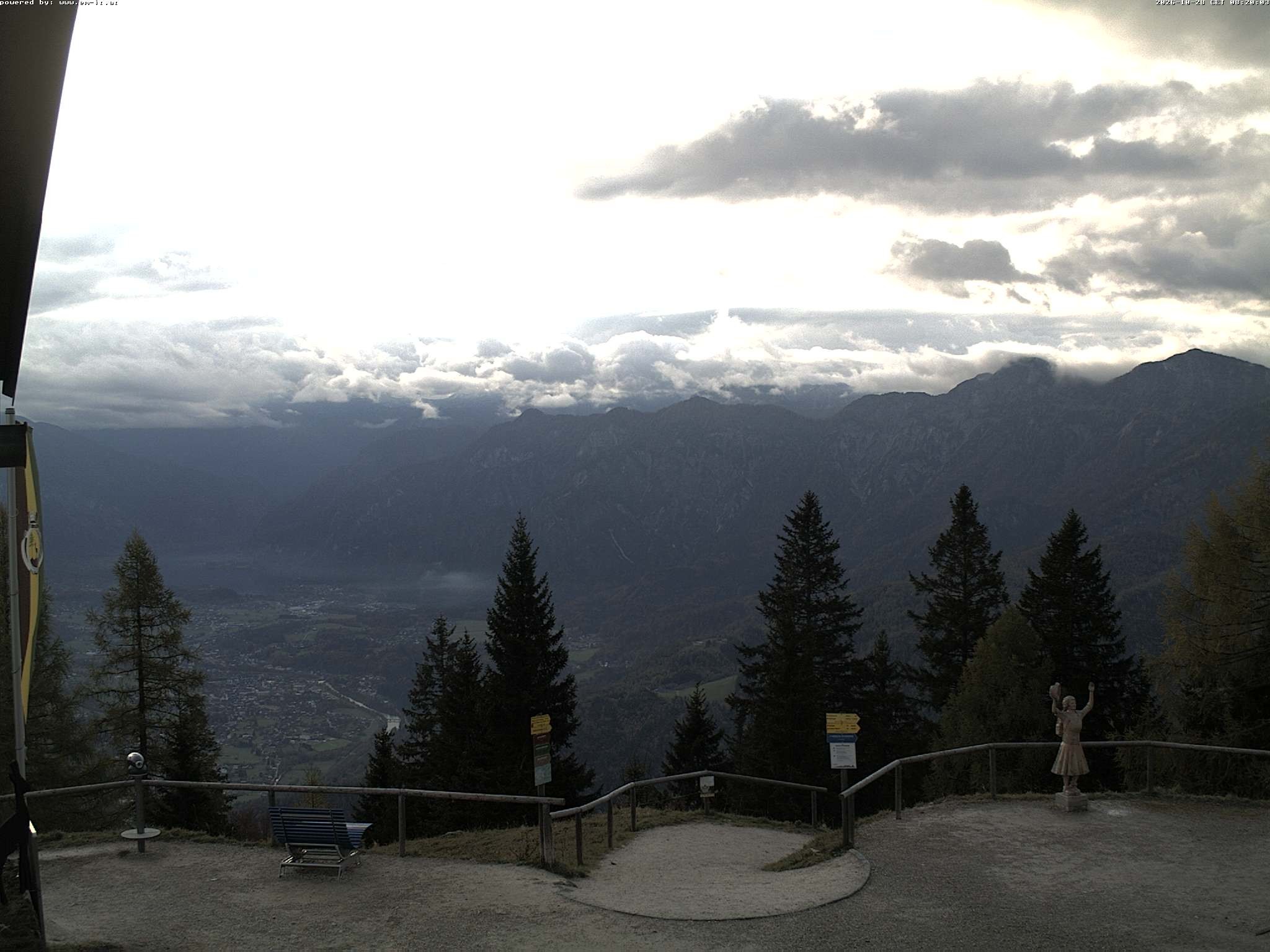 Archiv Foto Webcam Bergstation Katrin (Bad Ischl/Oberösterreich)
