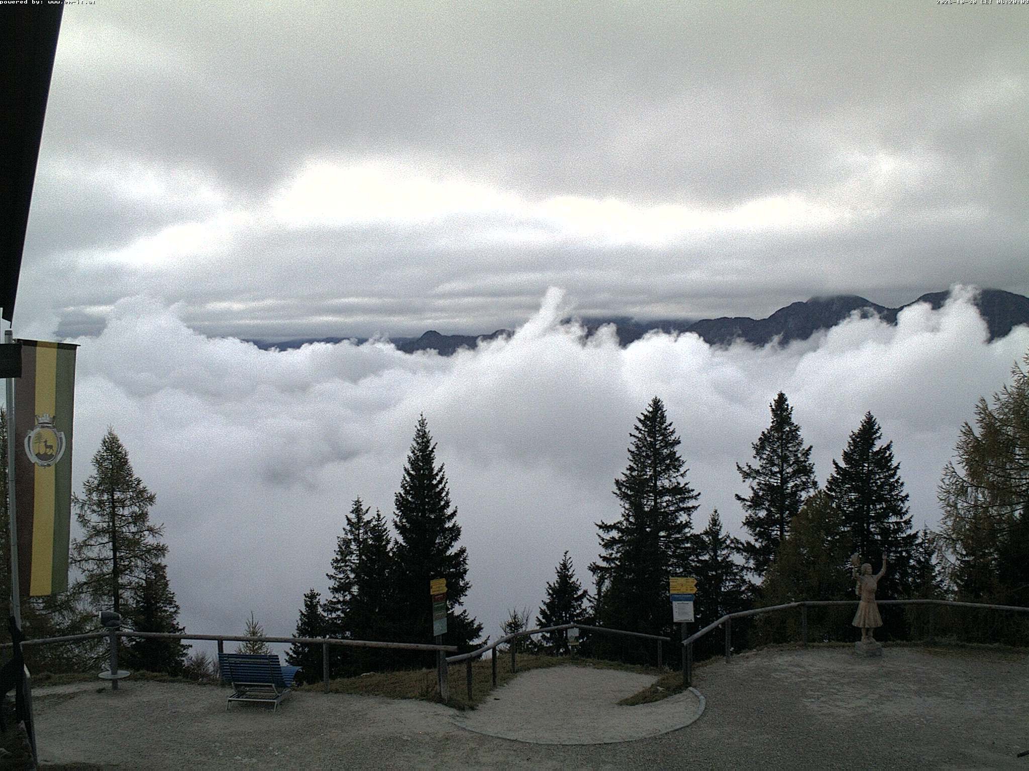 Archiv Foto Webcam Bergstation Katrin (Bad Ischl/Oberösterreich)