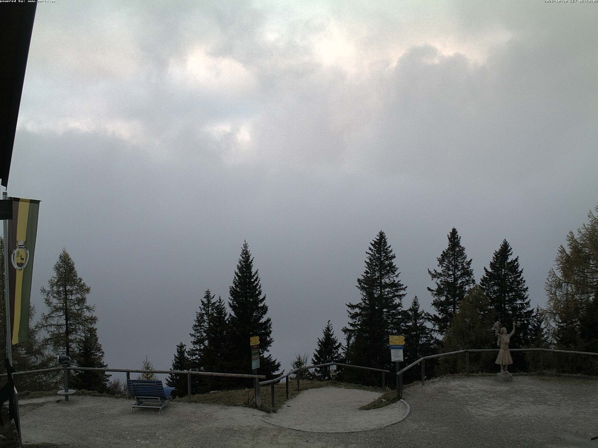 Archiv Foto Webcam Bergstation Katrin (Bad Ischl/Oberösterreich)
