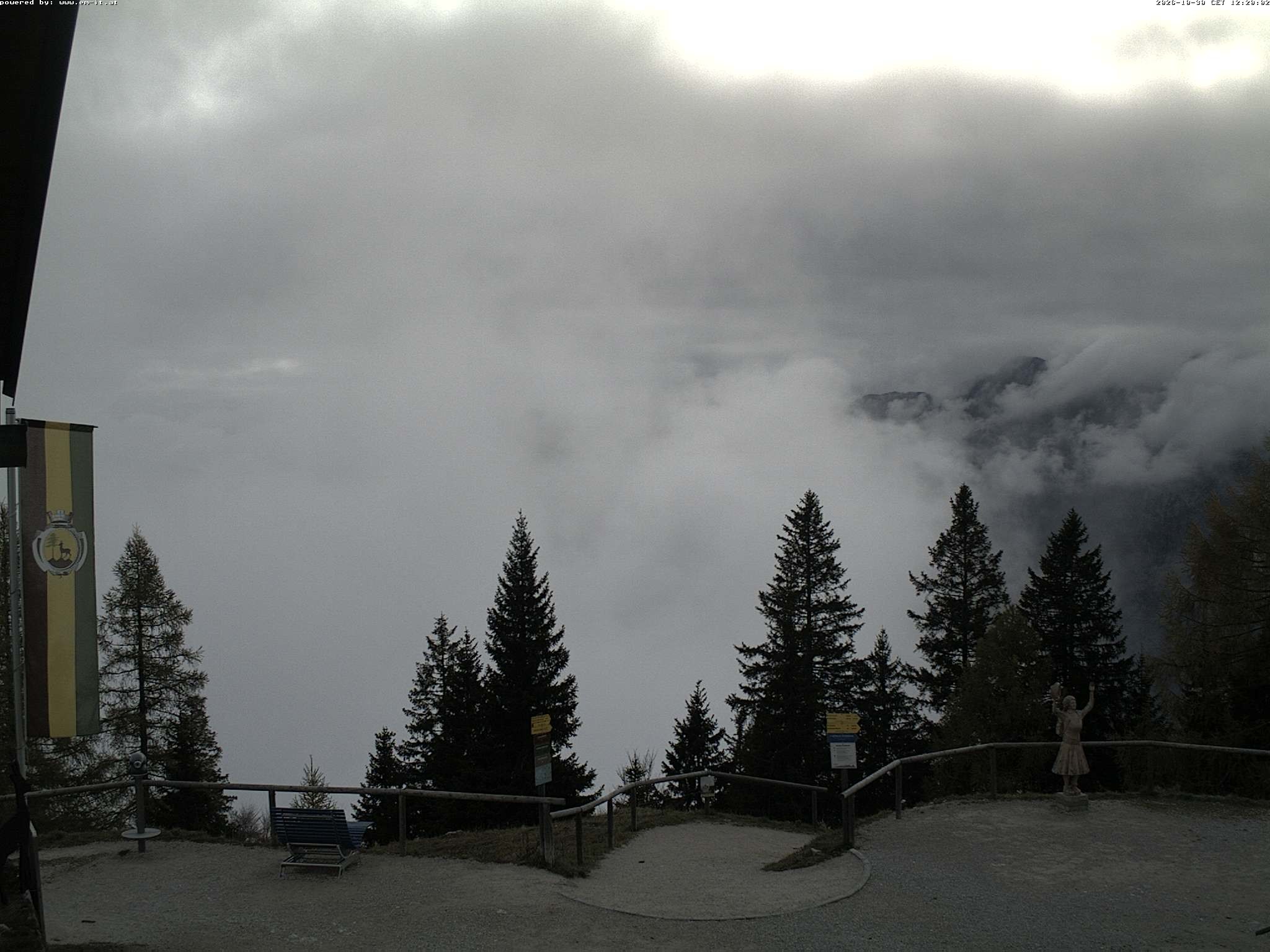 Archiv Foto Webcam Bergstation Katrin (Bad Ischl/Oberösterreich)