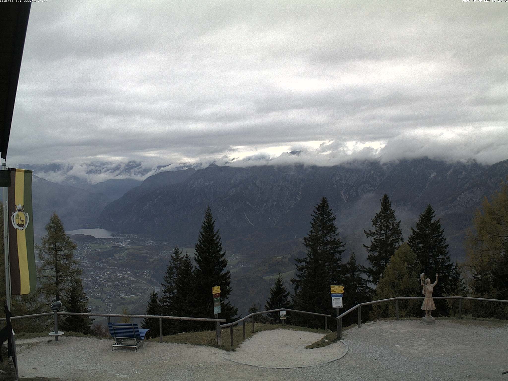 Archiv Foto Webcam Bergstation Katrin (Bad Ischl/Oberösterreich)