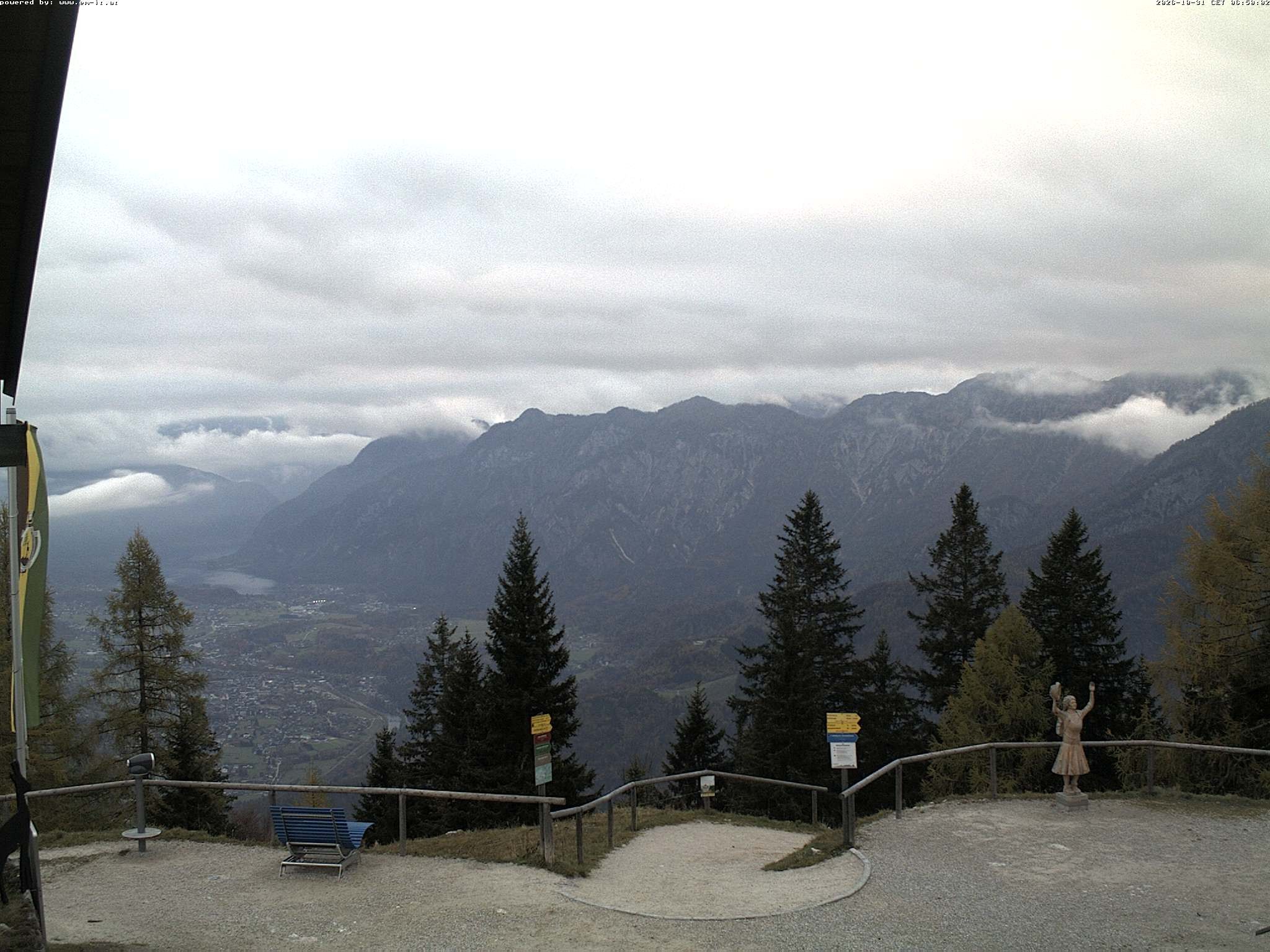 Archiv Foto Webcam Bergstation Katrin (Bad Ischl/Oberösterreich)