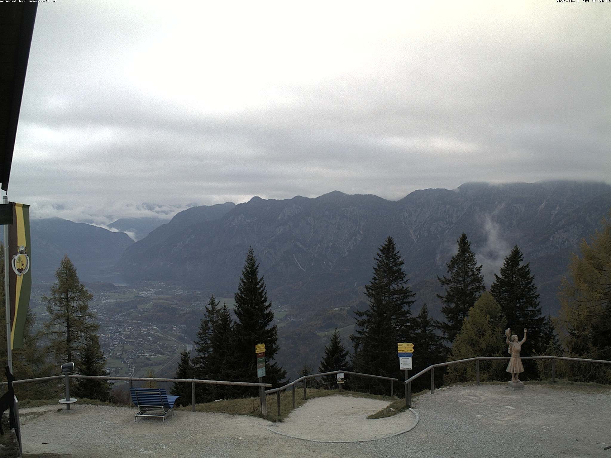Archiv Foto Webcam Bergstation Katrin (Bad Ischl/Oberösterreich)