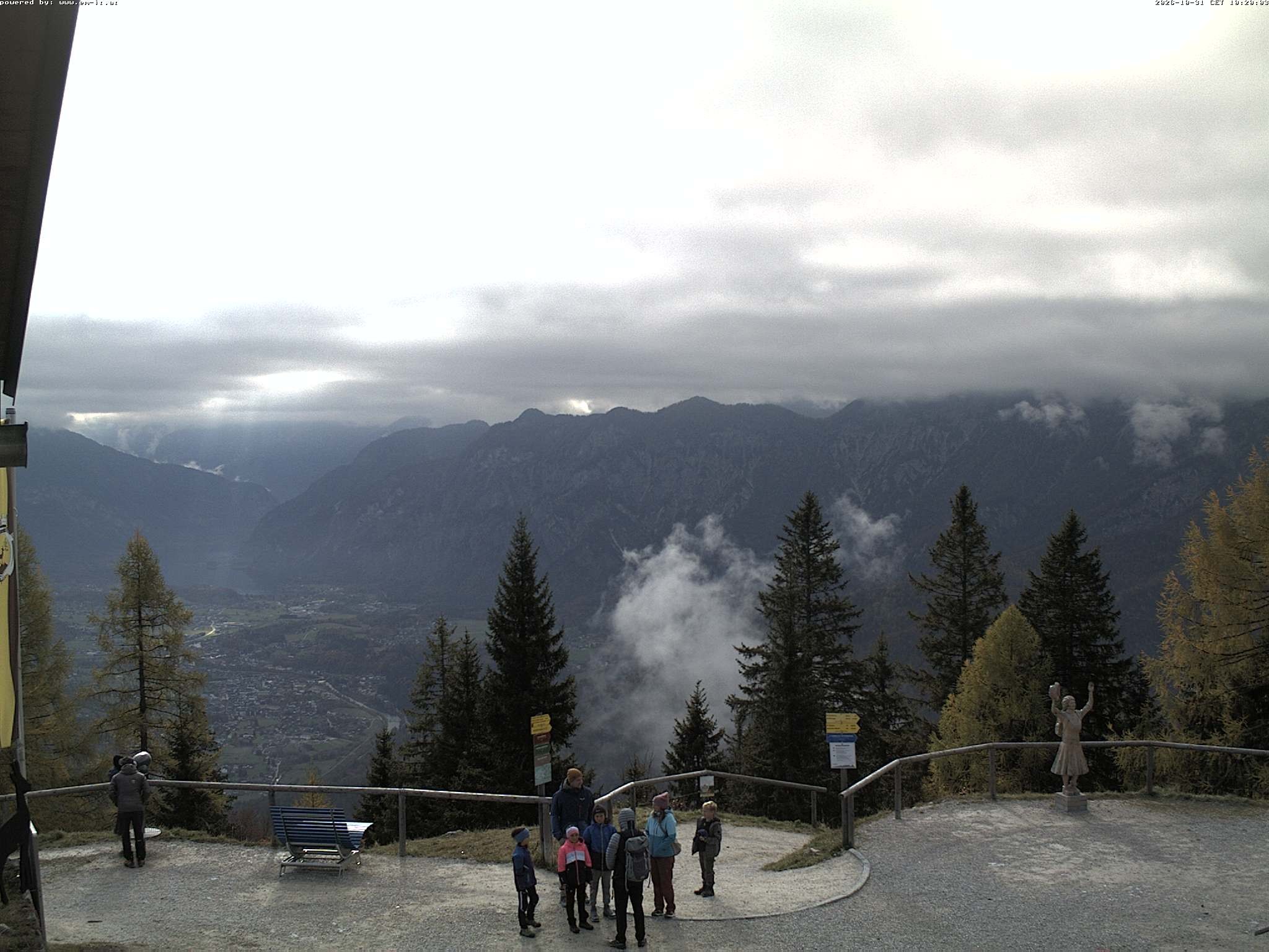Archiv Foto Webcam Bergstation Katrin (Bad Ischl/Oberösterreich)