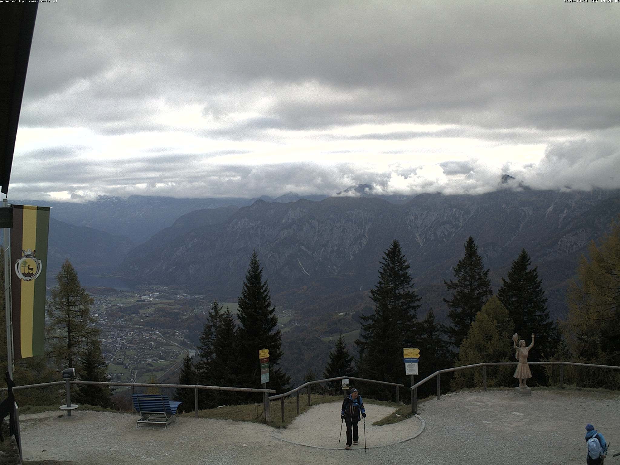 Archiv Foto Webcam Bergstation Katrin (Bad Ischl/Oberösterreich)