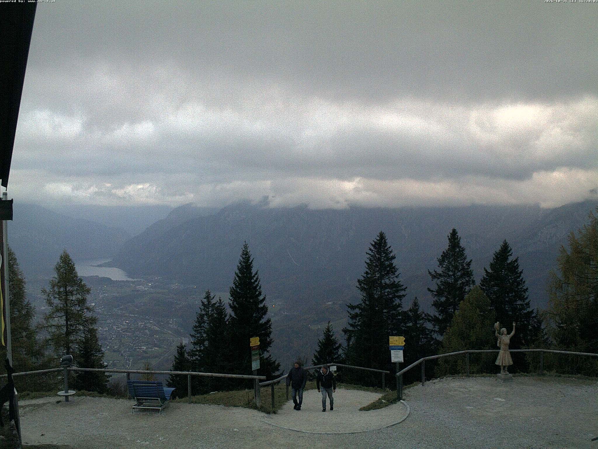 Archiv Foto Webcam Bergstation Katrin (Bad Ischl/Oberösterreich)