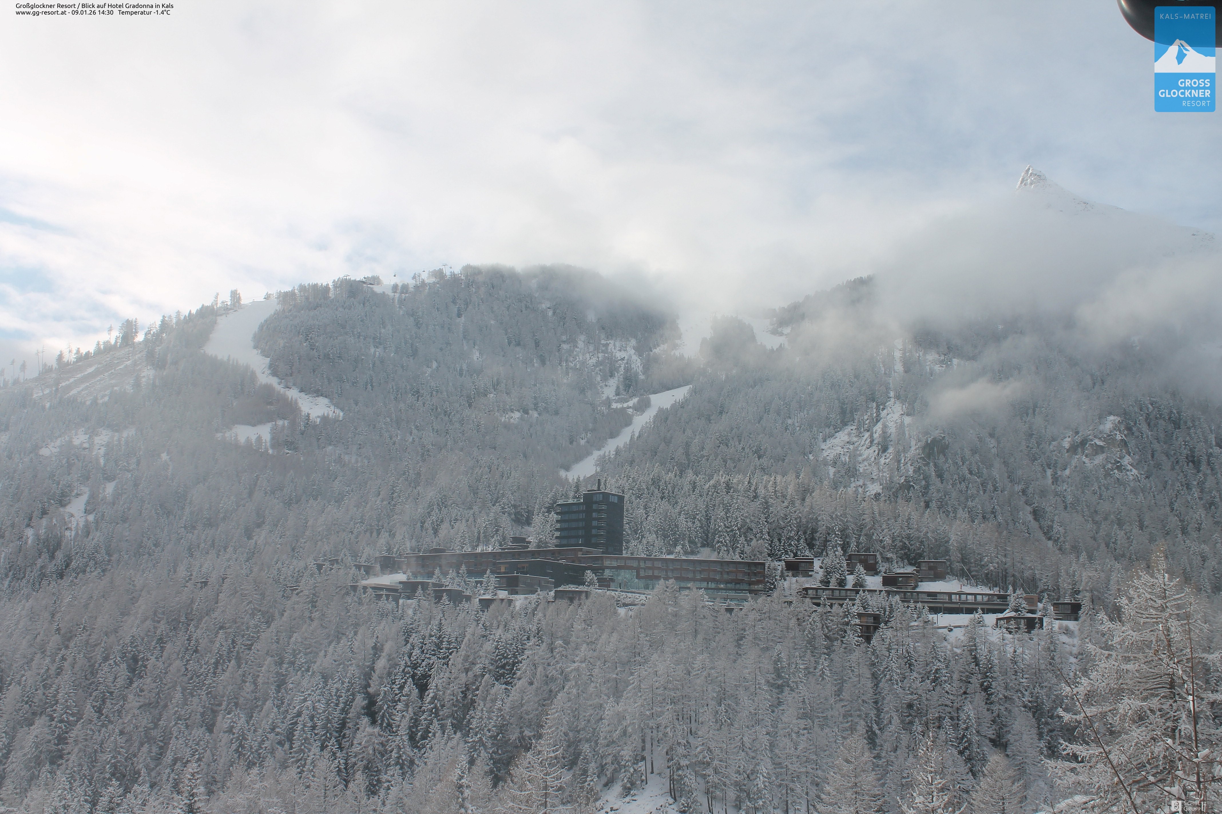 Archiv Foto Webcam Gradonna Mountain Resort am Großglockner