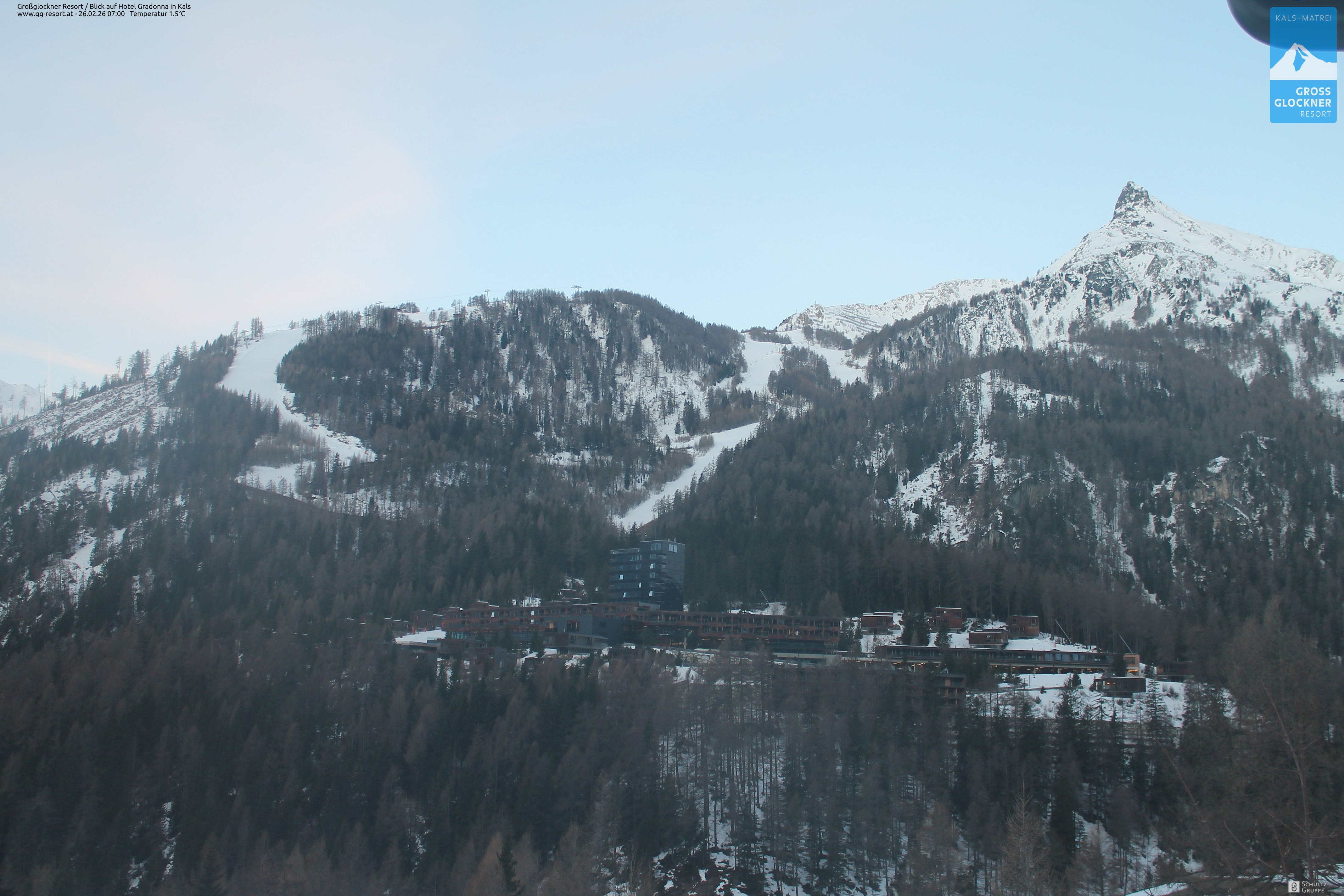 Archived image Webcam Gradonna Mountain Resort at Großglockner mountain