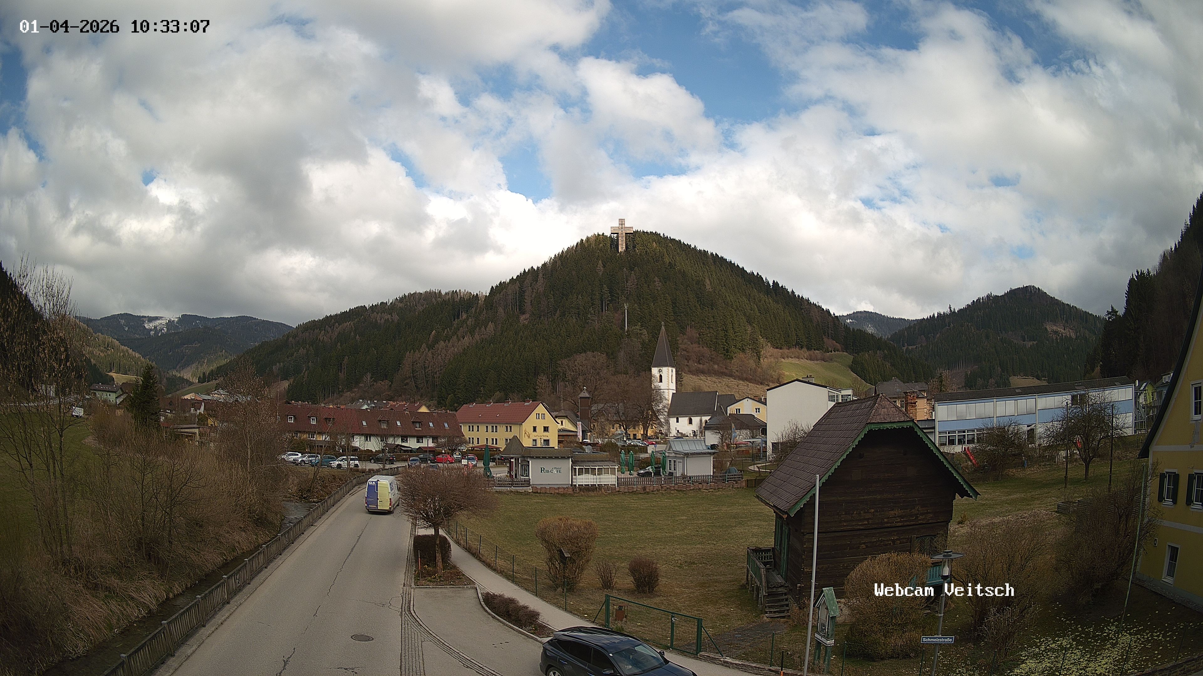 Archived image Webcam pilgrim's cross, Veitsch in Styria