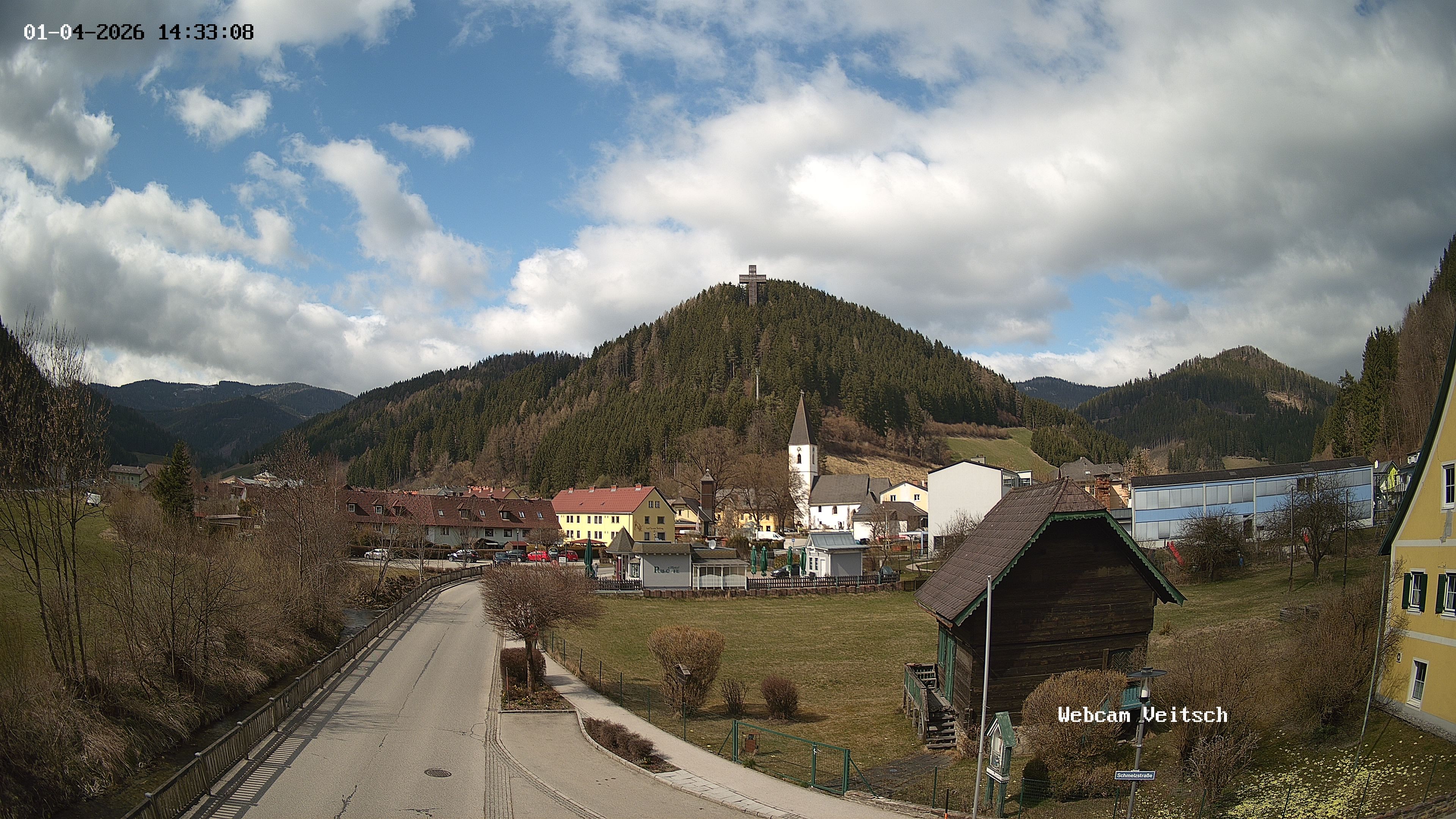 Archived image Webcam pilgrim's cross, Veitsch in Styria