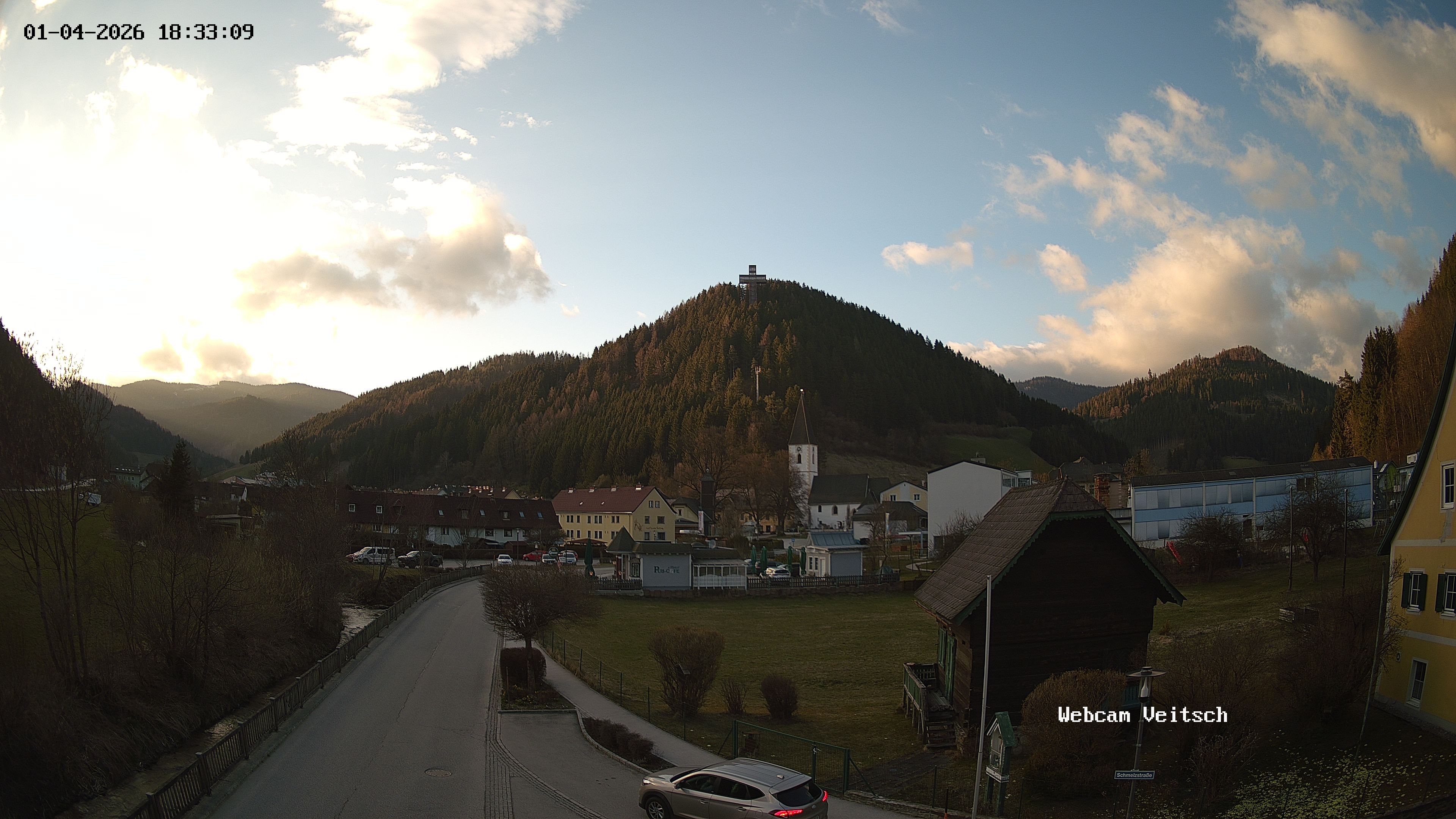 Archiv Foto Webcam Pilgerkreuz, Veitsch in der Steiermark