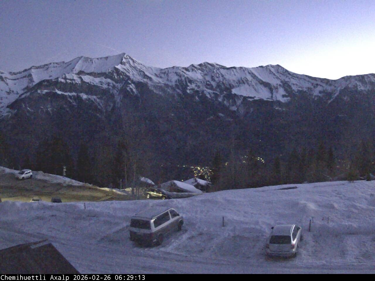 Archived image Webcam Axalp - Chamihüttli