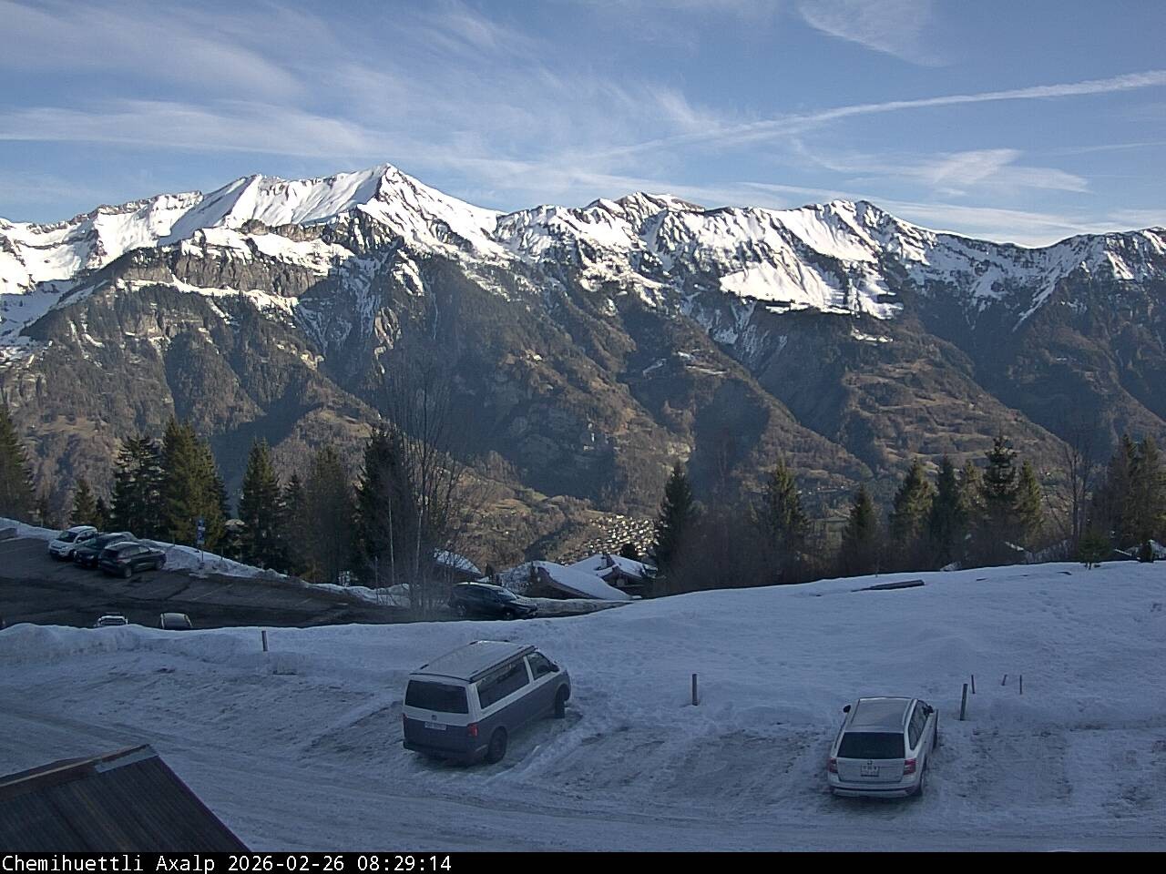 Archived image Webcam Axalp - Chamihüttli