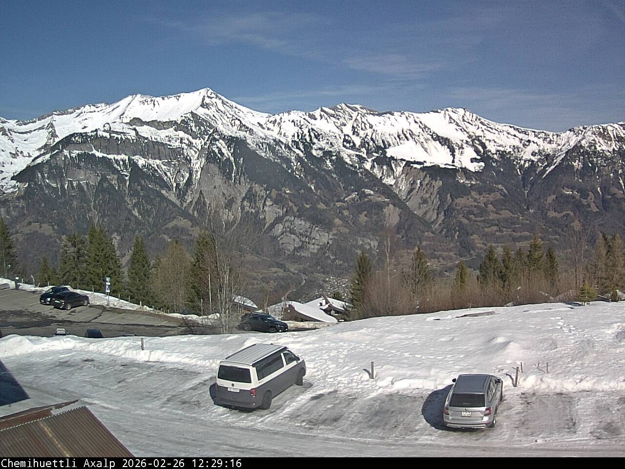 Archived image Webcam Axalp - Chamihüttli