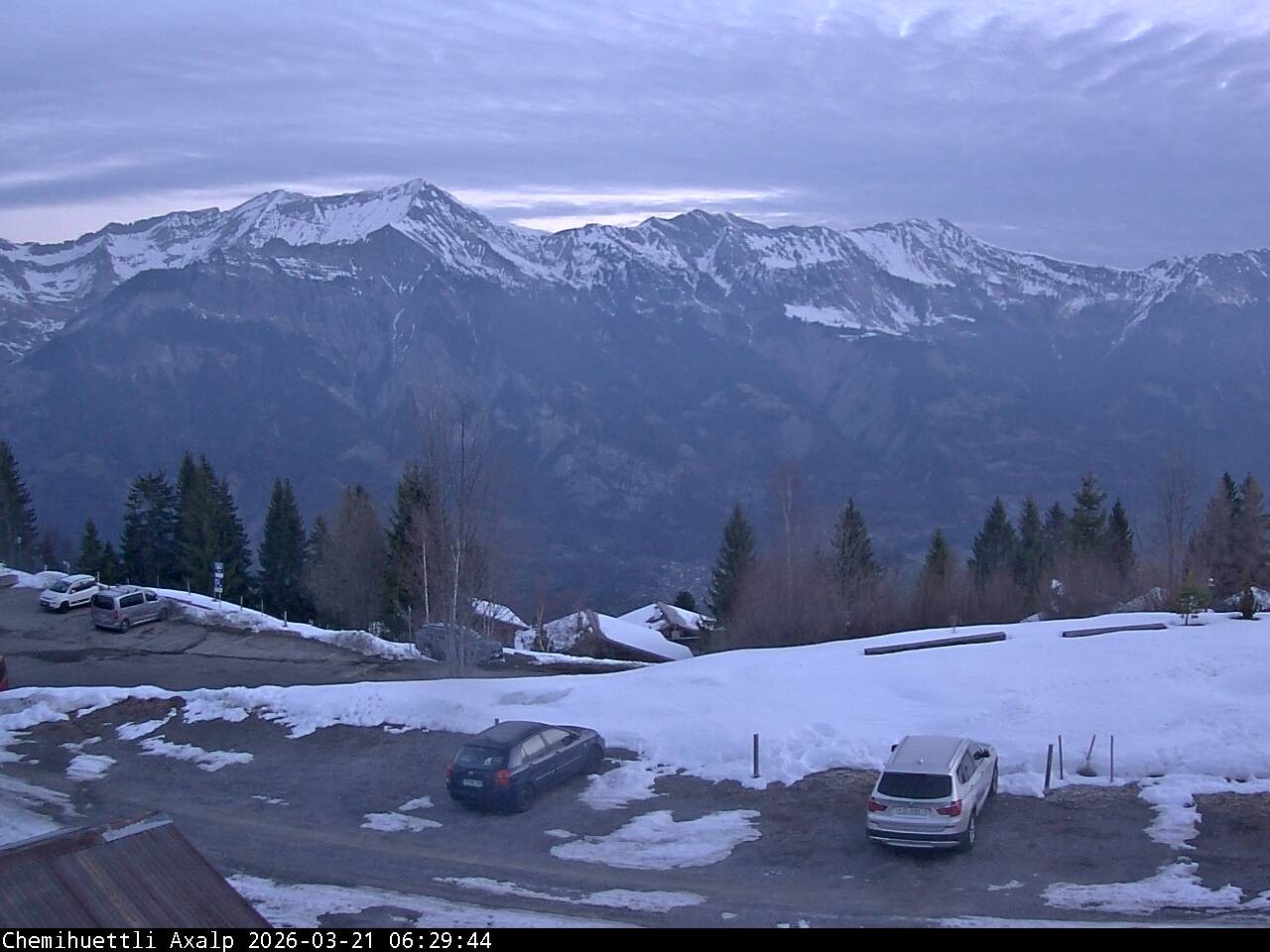 Archived image Webcam Axalp - Chamihüttli