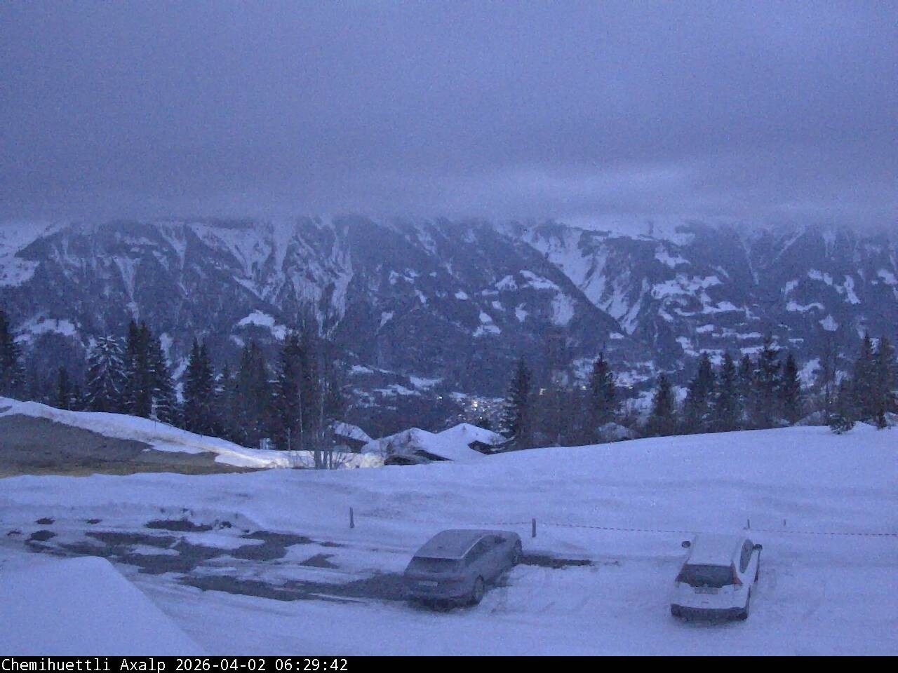 Archiv Foto Webcam Chemihüttli Apartments Axalp