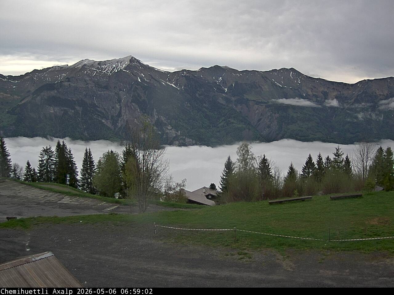 Archived image Webcam Axalp - Chamihüttli