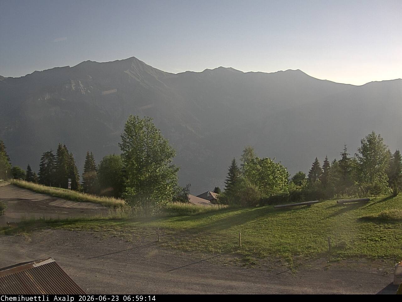 Archived image Webcam Axalp - Chamihüttli