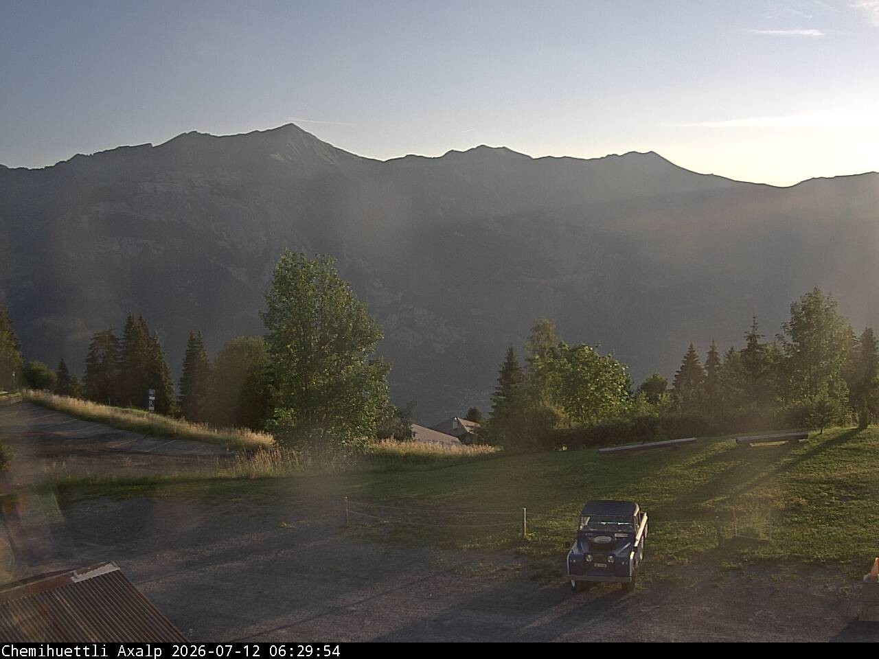 Archived image Webcam Axalp - Chamihüttli