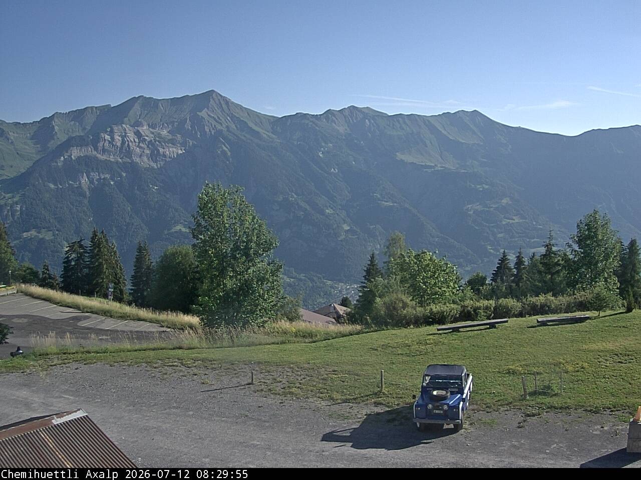Archived image Webcam Axalp - Chamihüttli