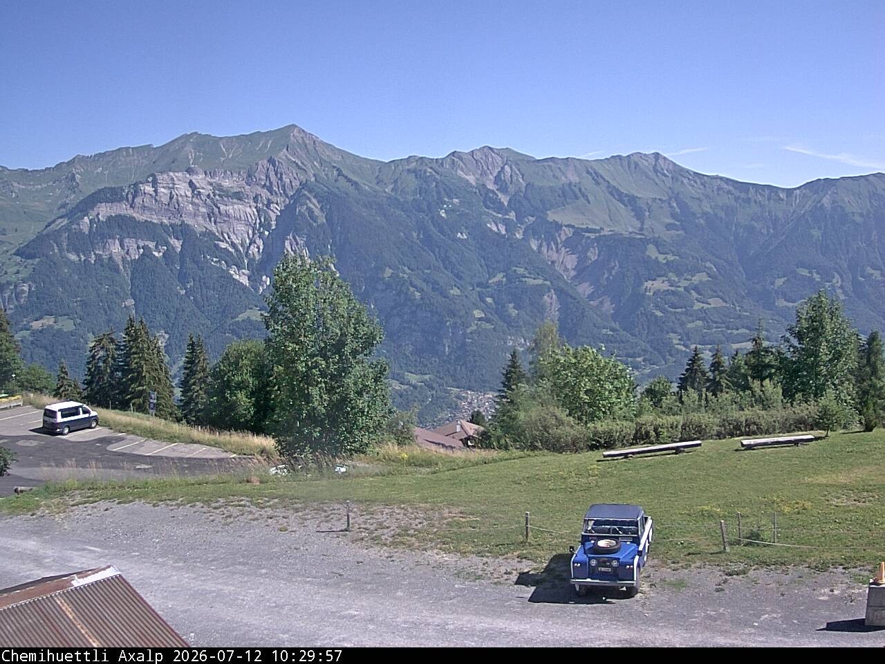 Archived image Webcam Axalp - Chamihüttli