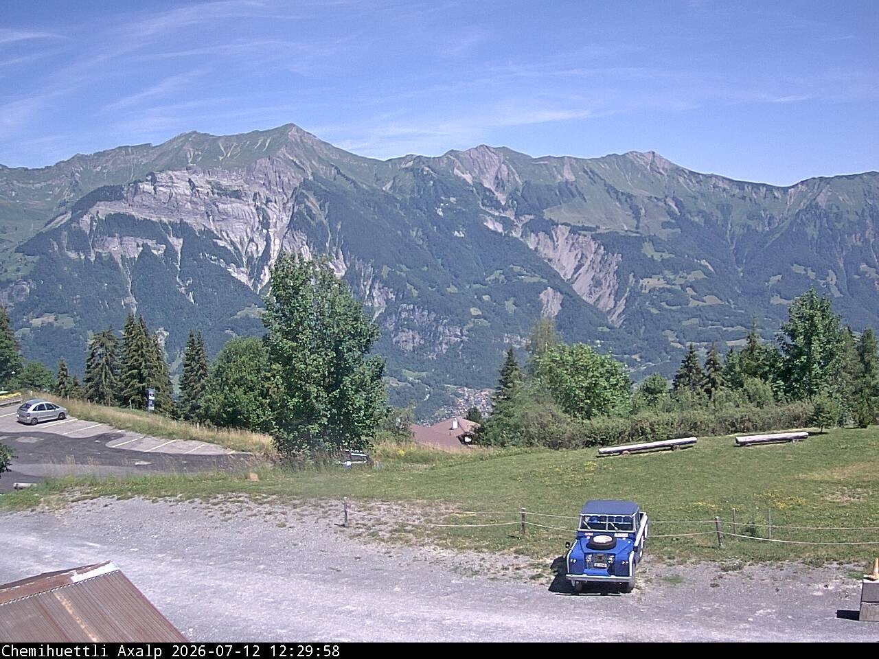 Archived image Webcam Axalp - Chamihüttli