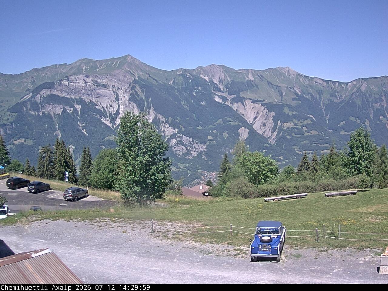 Archived image Webcam Axalp - Chamihüttli