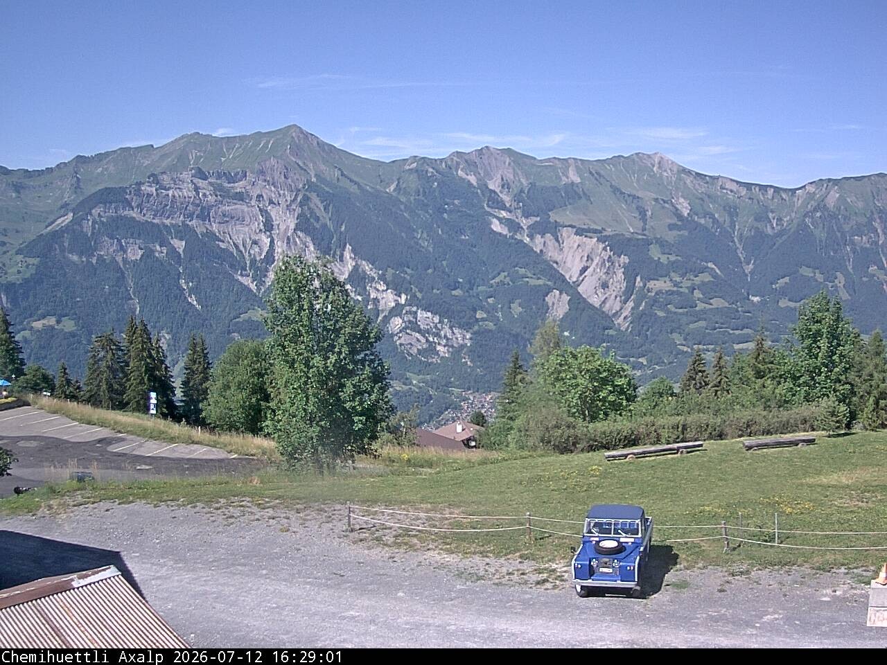 Archived image Webcam Axalp - Chamihüttli