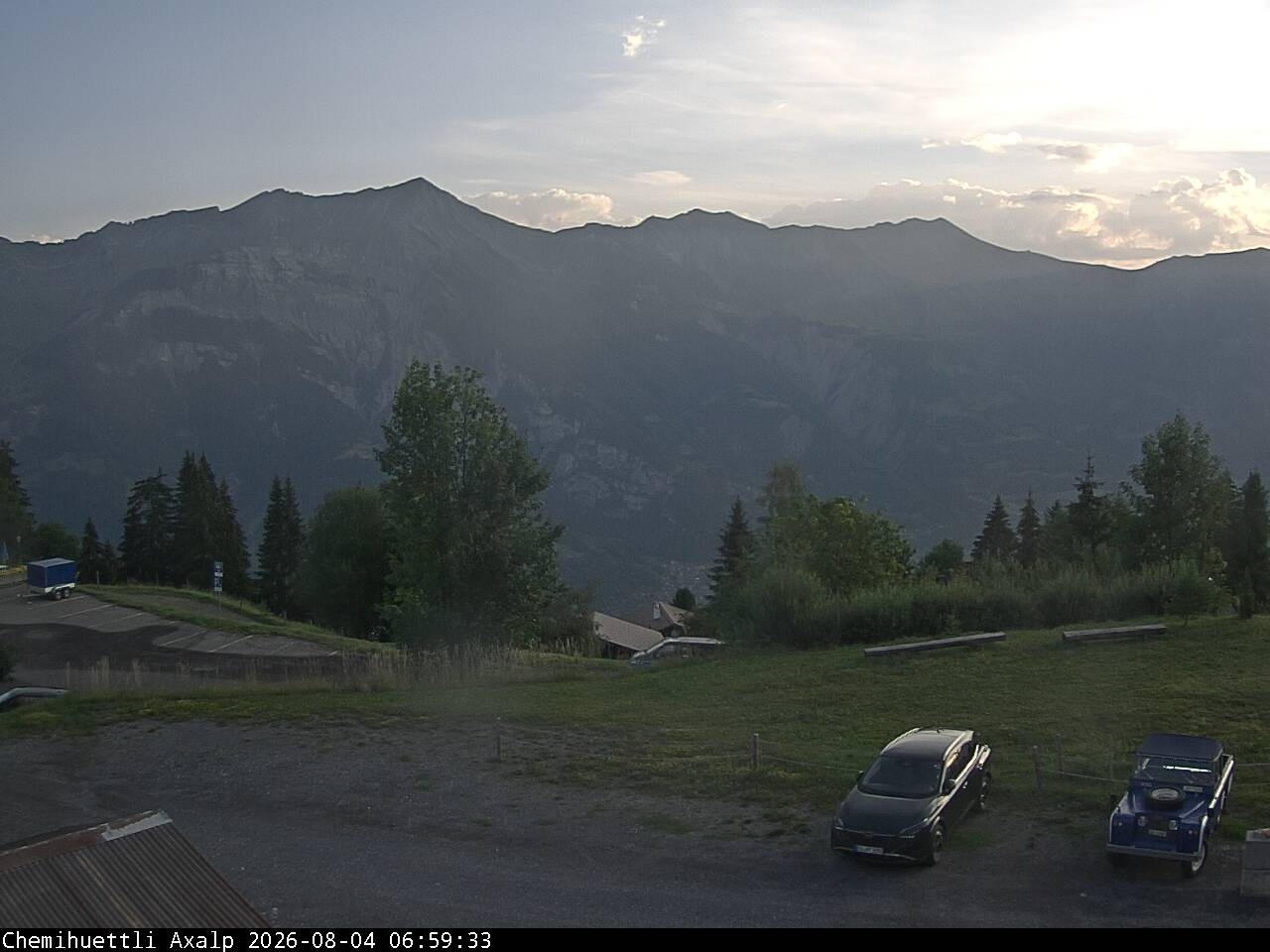 Archived image Webcam Axalp - Chamihüttli
