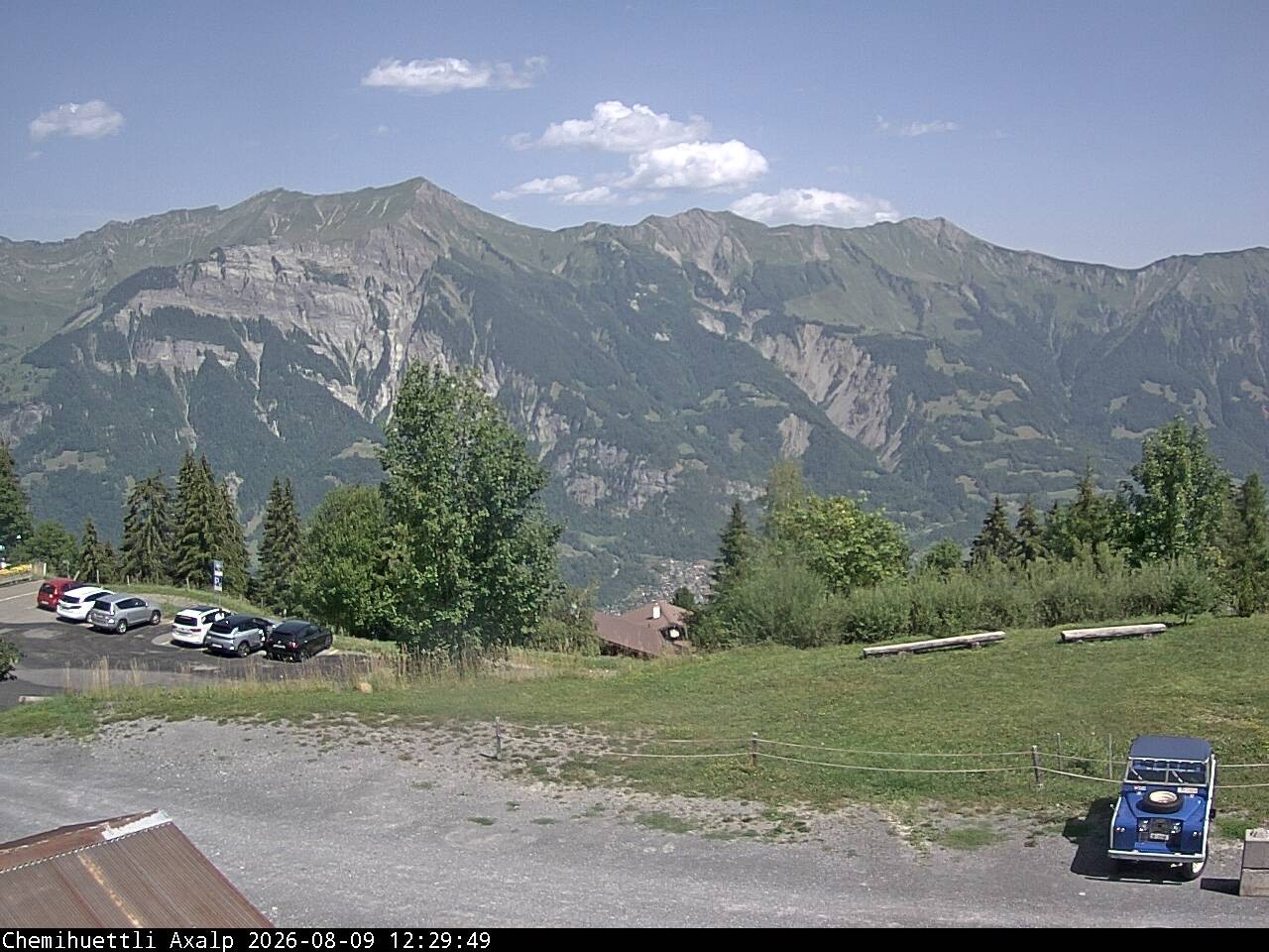 Archived image Webcam Axalp - Chamihüttli