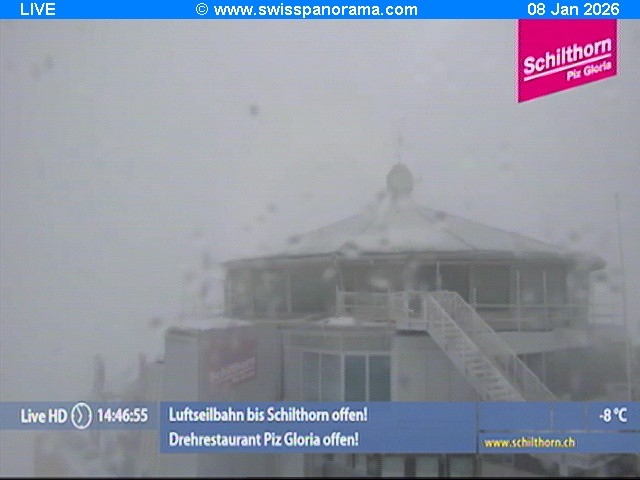 Archiv Foto Webcam Schilthorn (2.970 m)